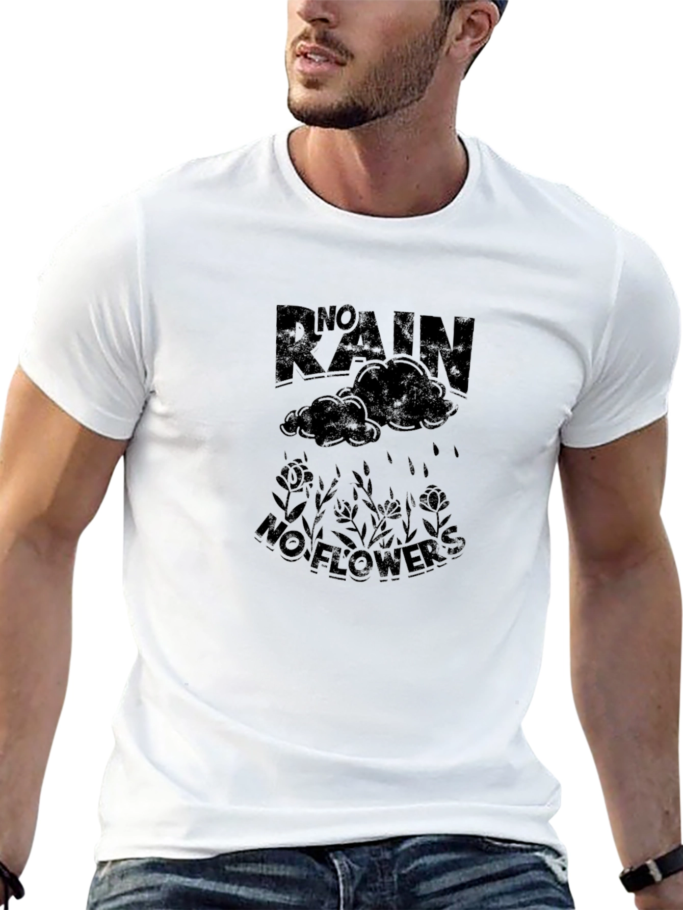 No Rain No Flowers Graphic T-Shirt