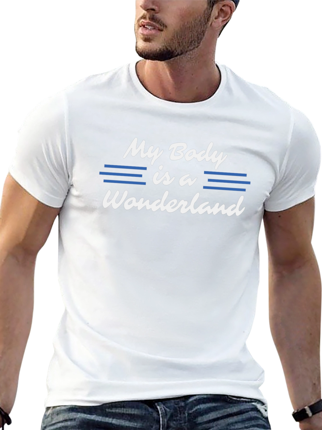My Body is a Wonderland Graphic Tee - Black