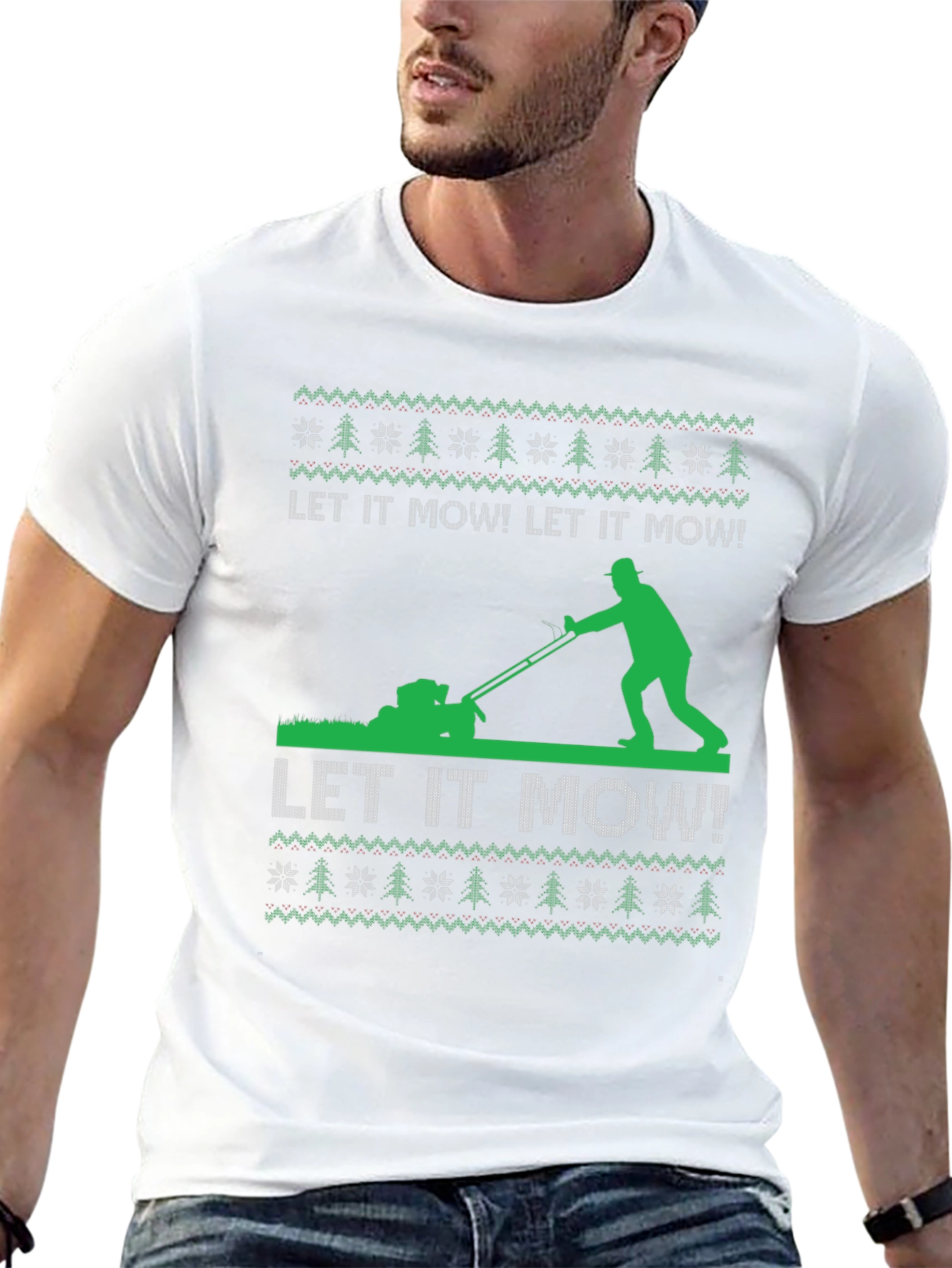 Let it Mow! Christmas T-Shirt