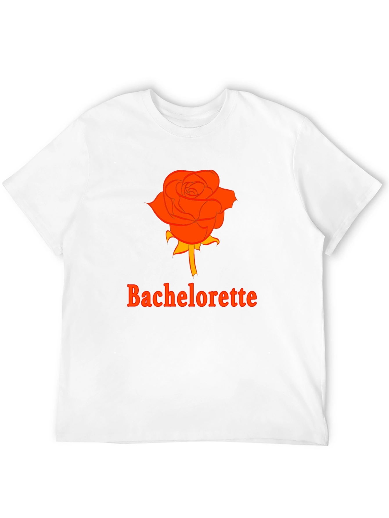 Bachelorette Rose Graphic Tee - Black