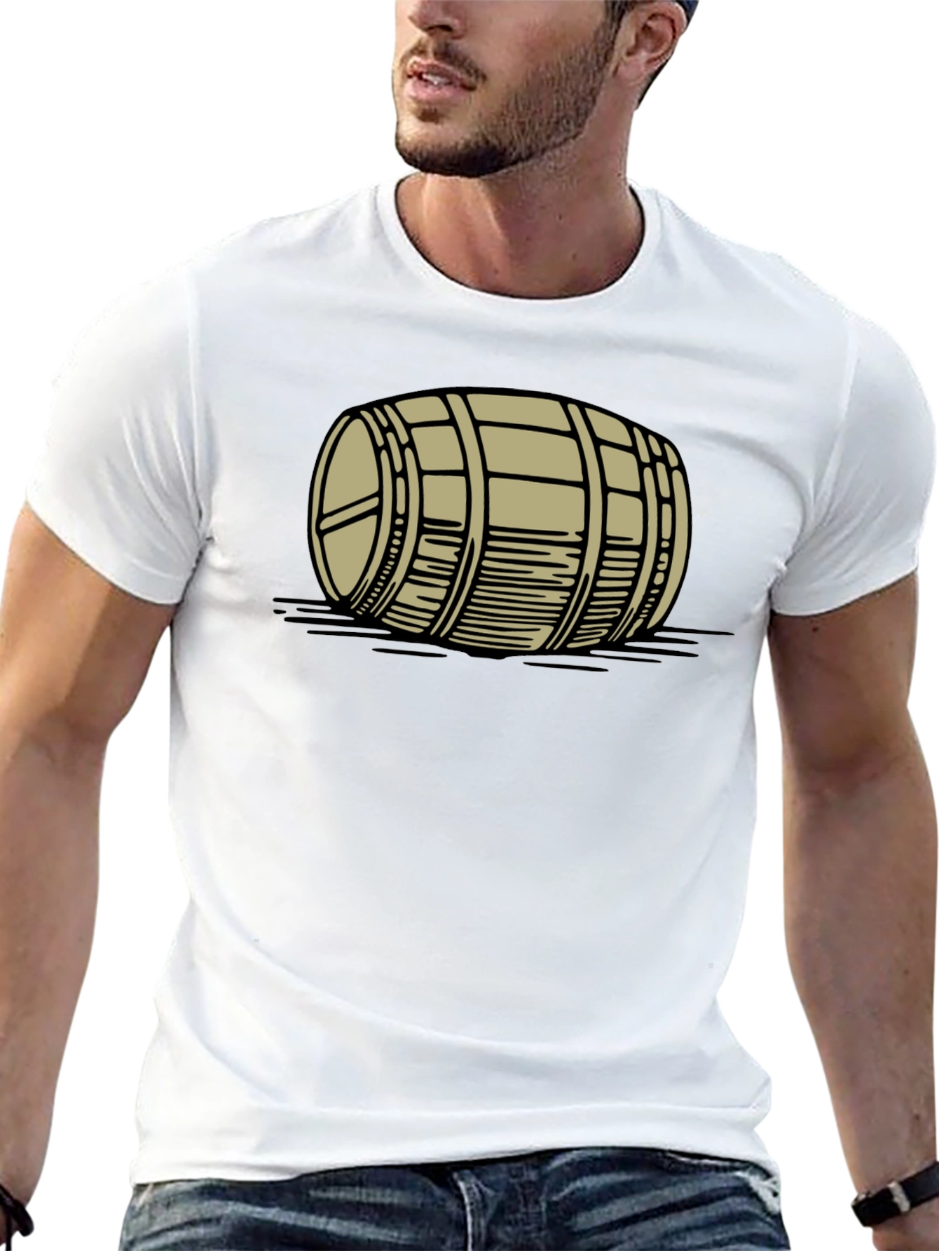 Barrel Graphic Tee - Stylish Casual Wear