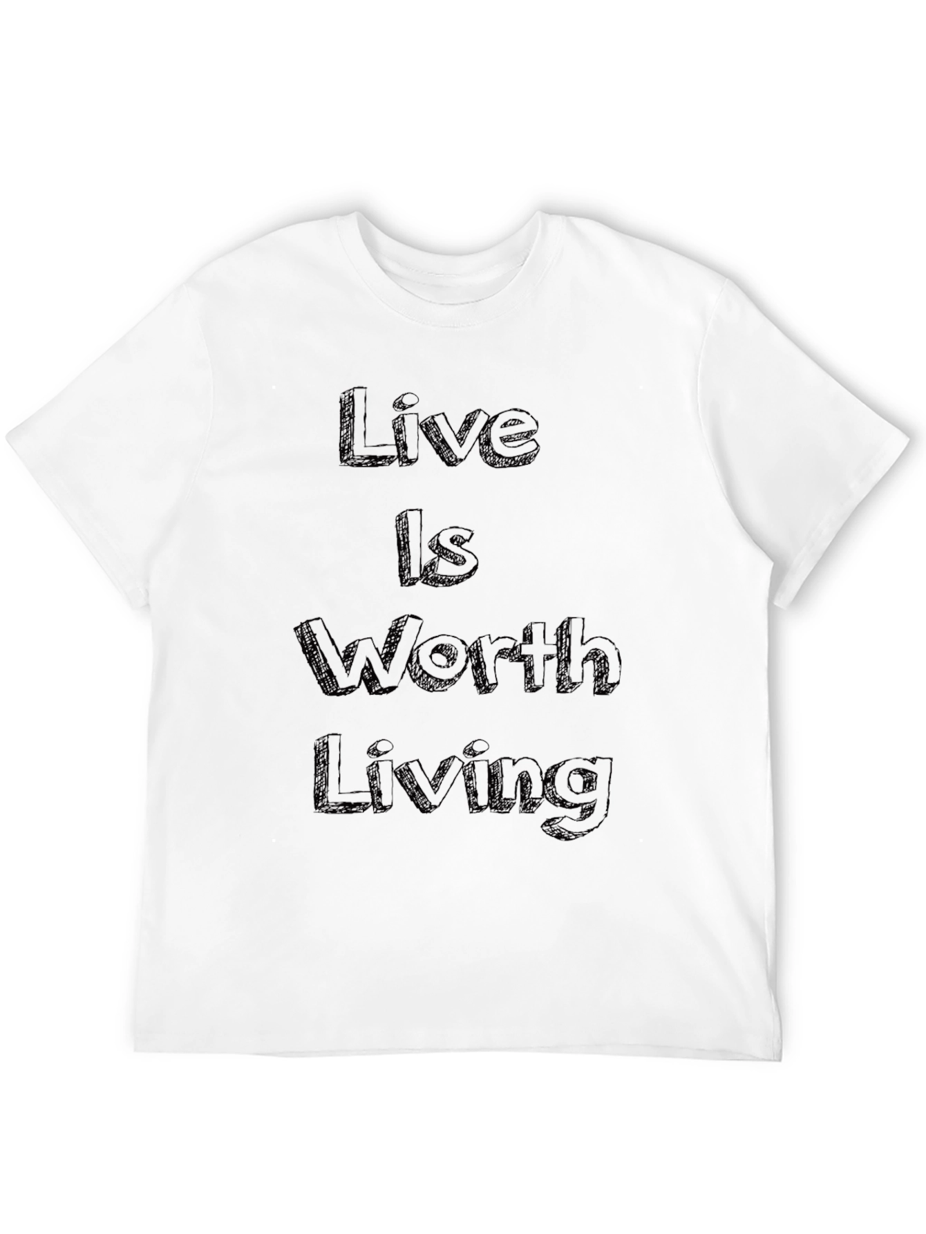 Live Is Worth Living Graphic Tee