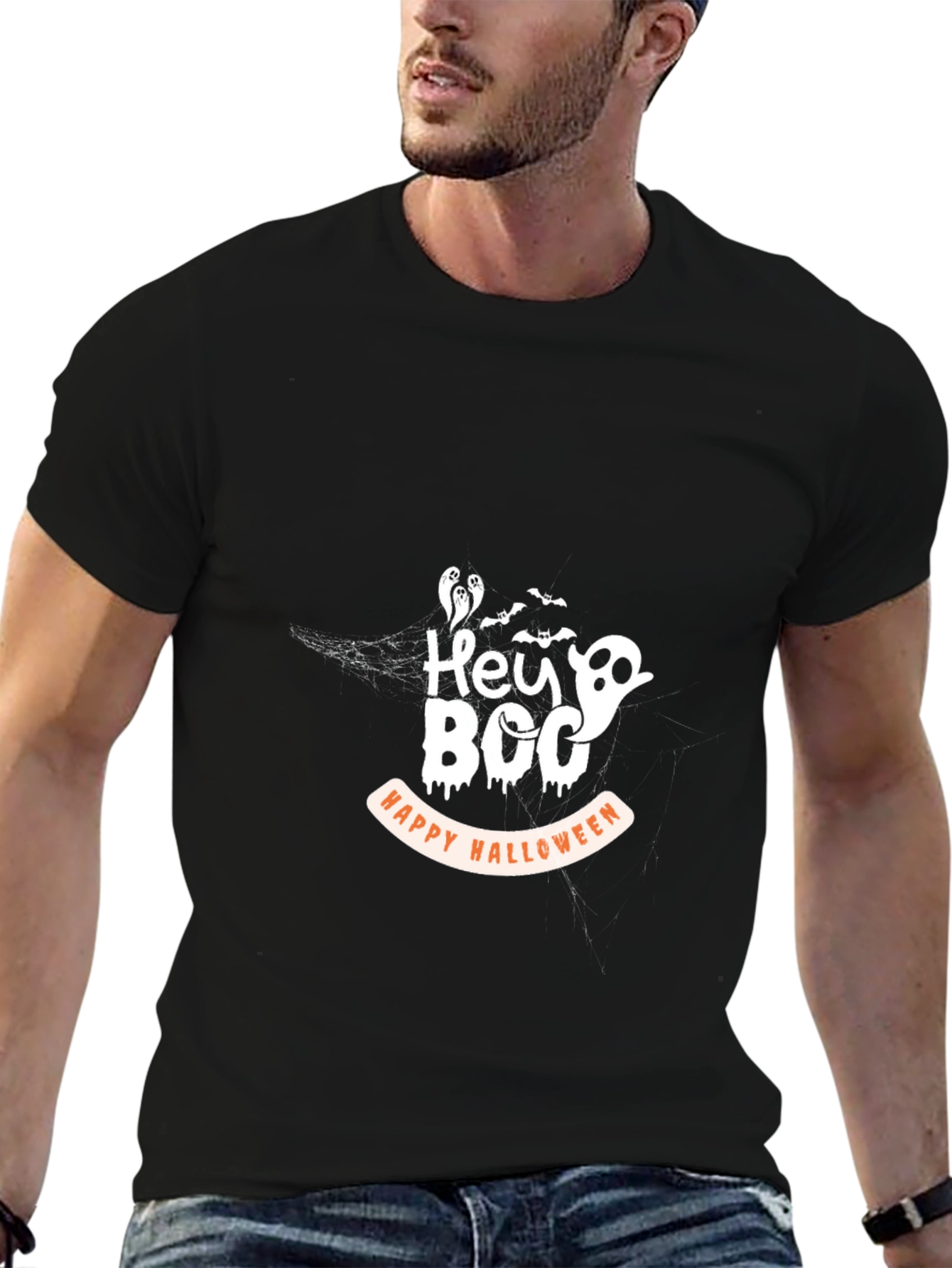 Hey Boo! Halloween Graphic Tee