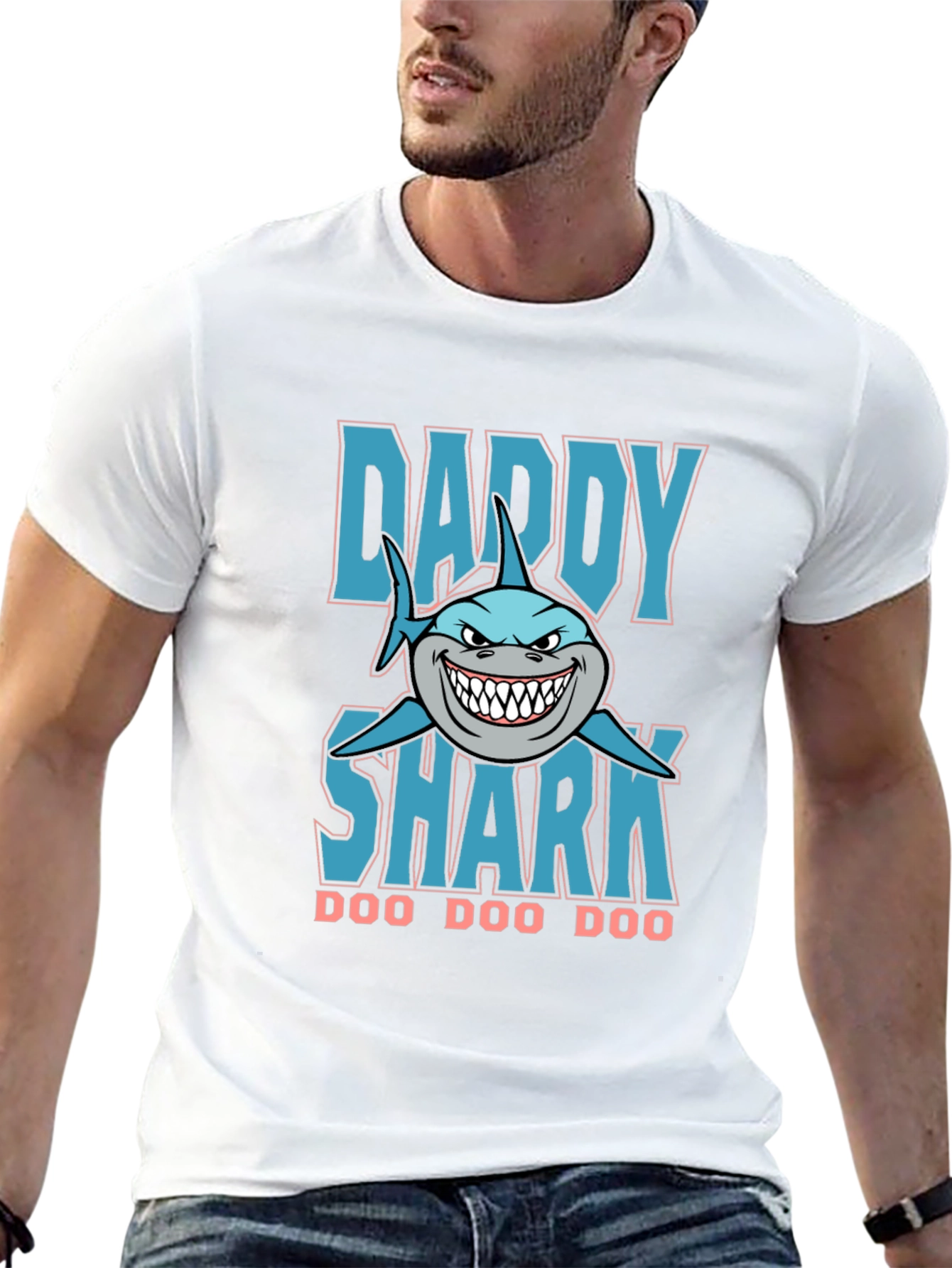 Daddy Shark Graphic T-Shirt - Doo Doo Doo