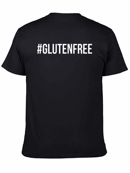 #GlutenFree Black T-Shirt - Bold Statement Tee