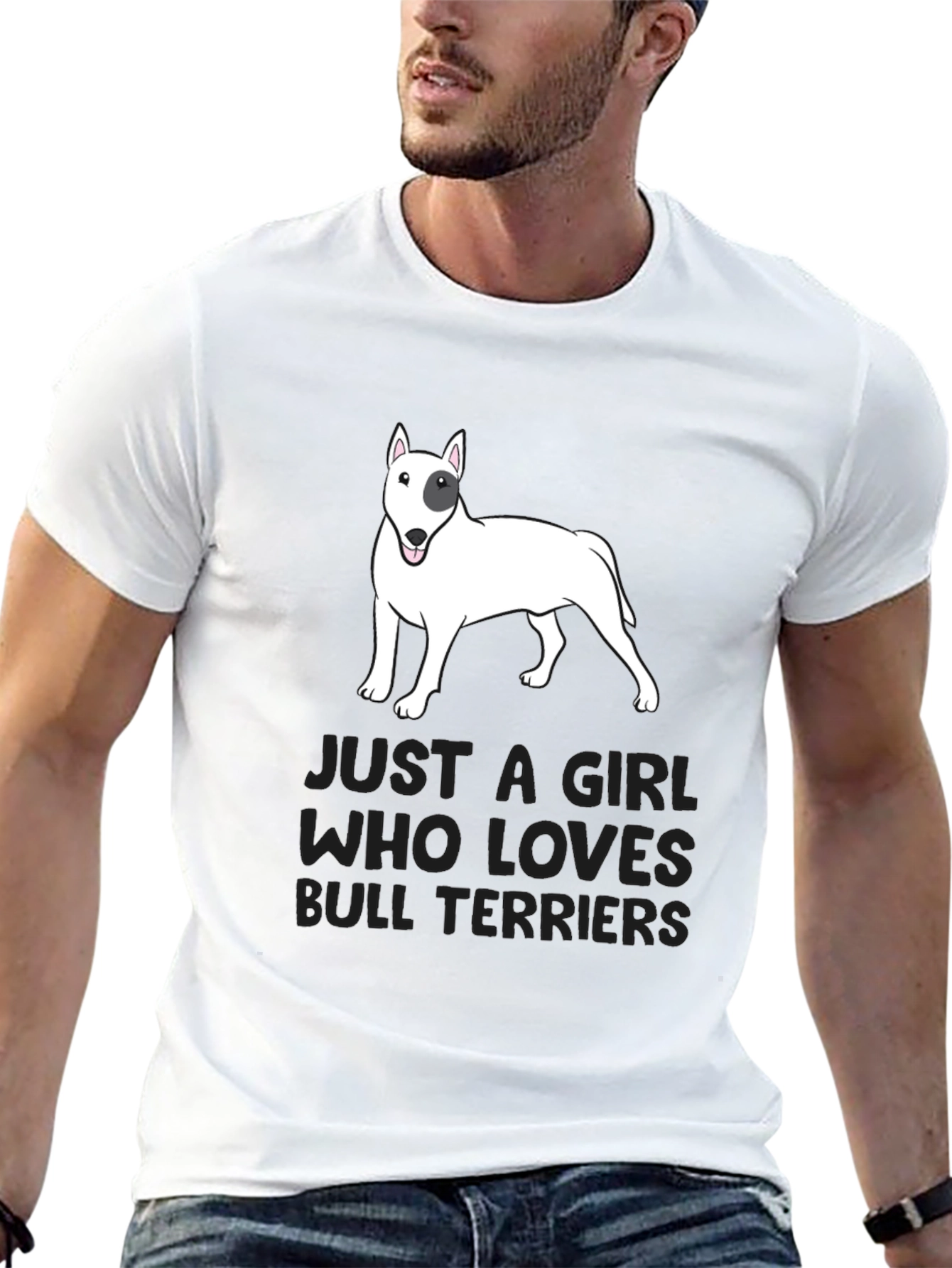 Bull Terrier Lover T-Shirt - Unisex Black Tee
