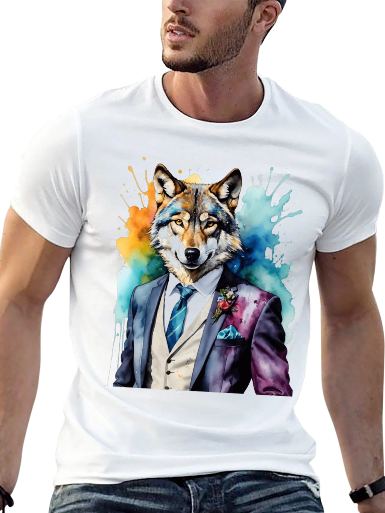 Wolf Gentleman T-Shirt