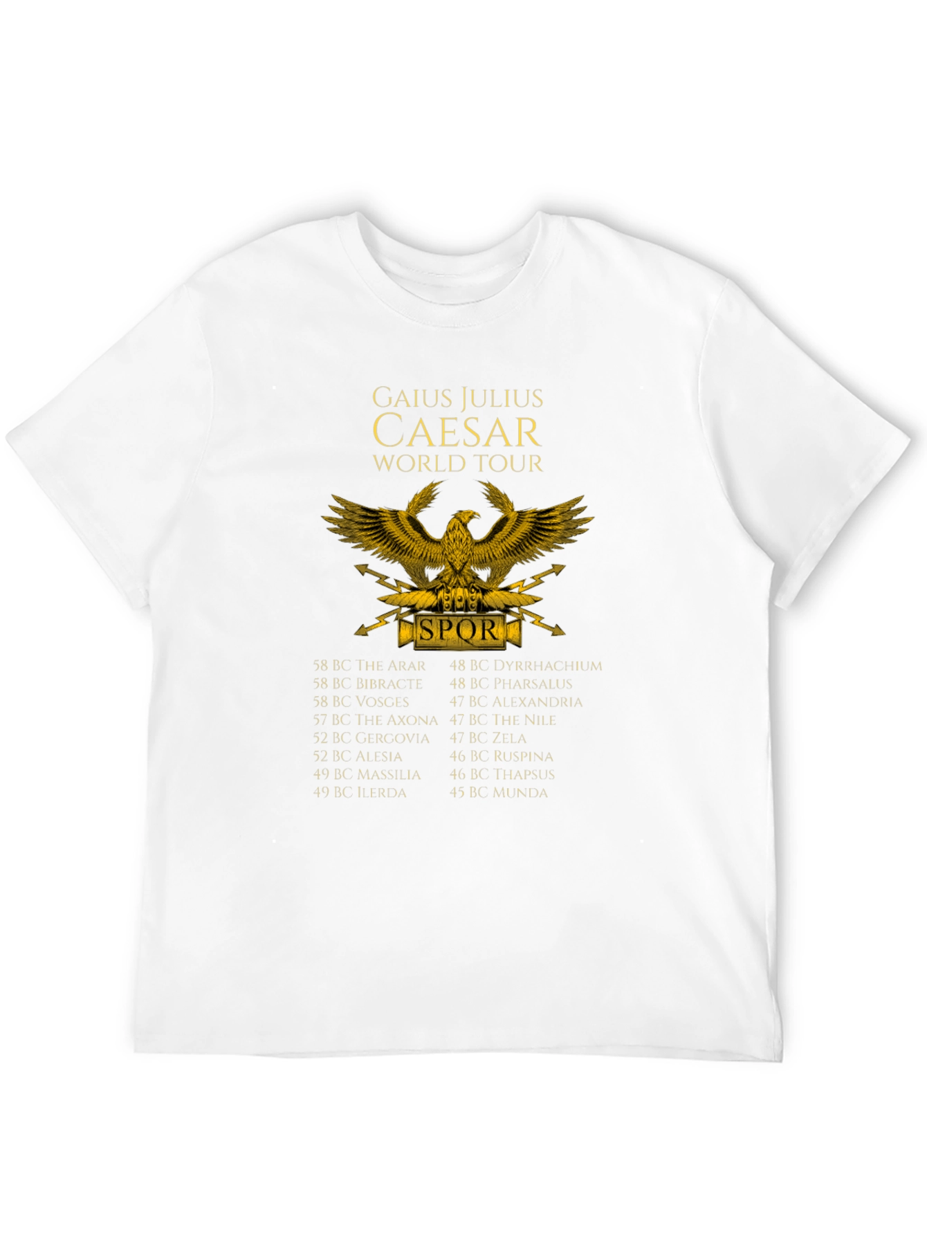 Gaius Julius Caesar World Tour T-Shirt
