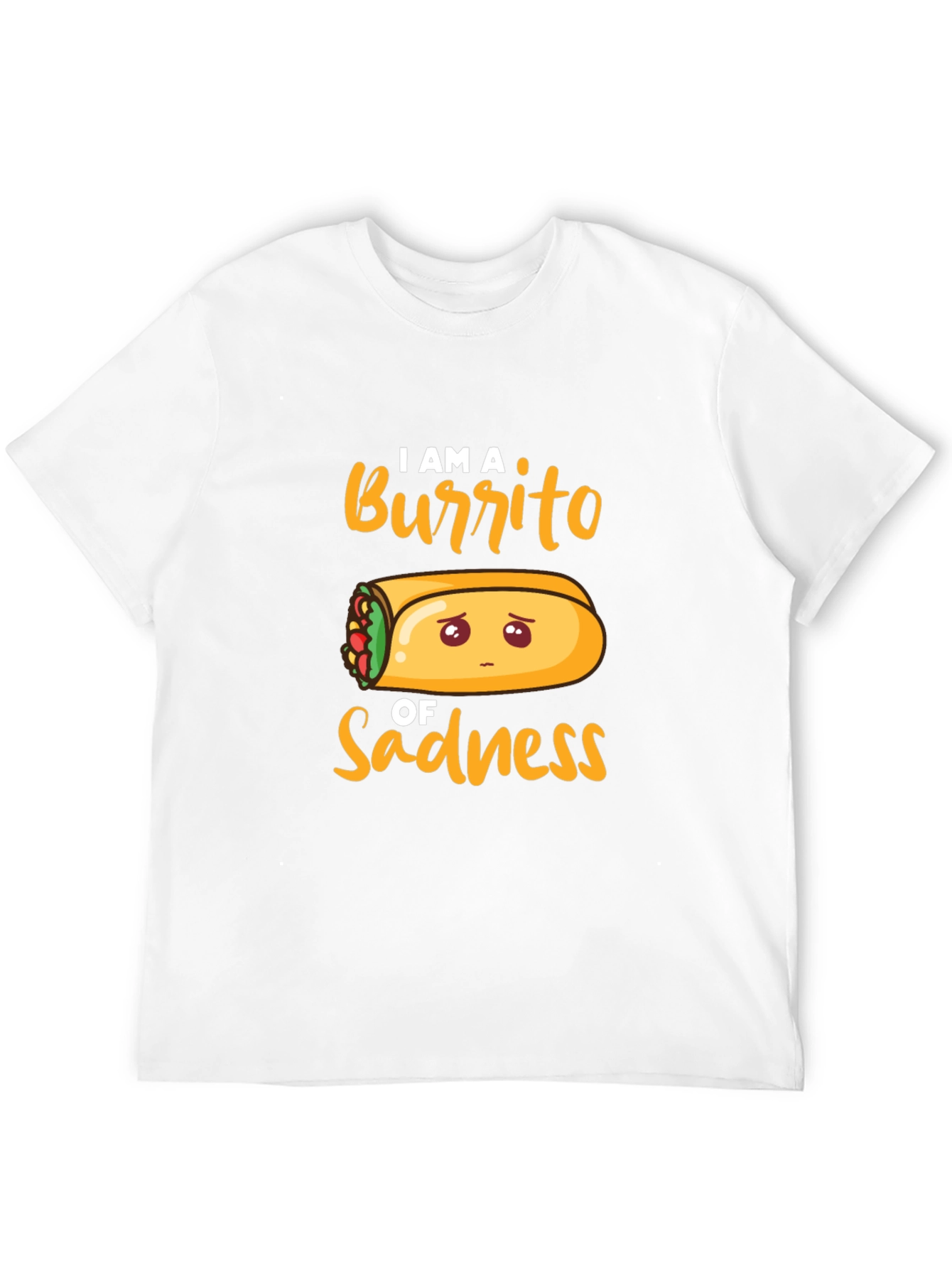 Sad Burrito Graphic T-Shirt - Unisex Cotton Tee