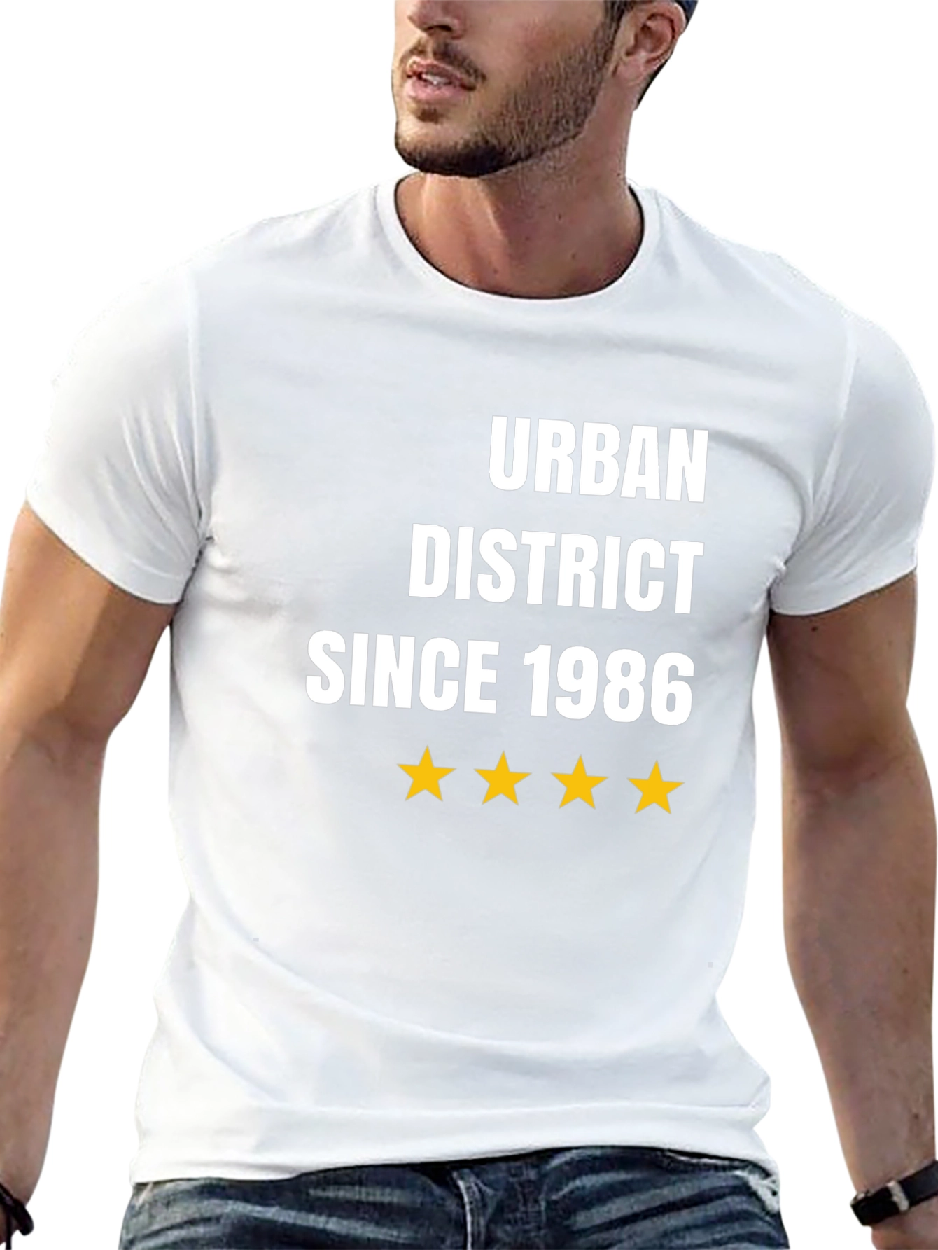 Urban District Since 1986 Black T-Shirt