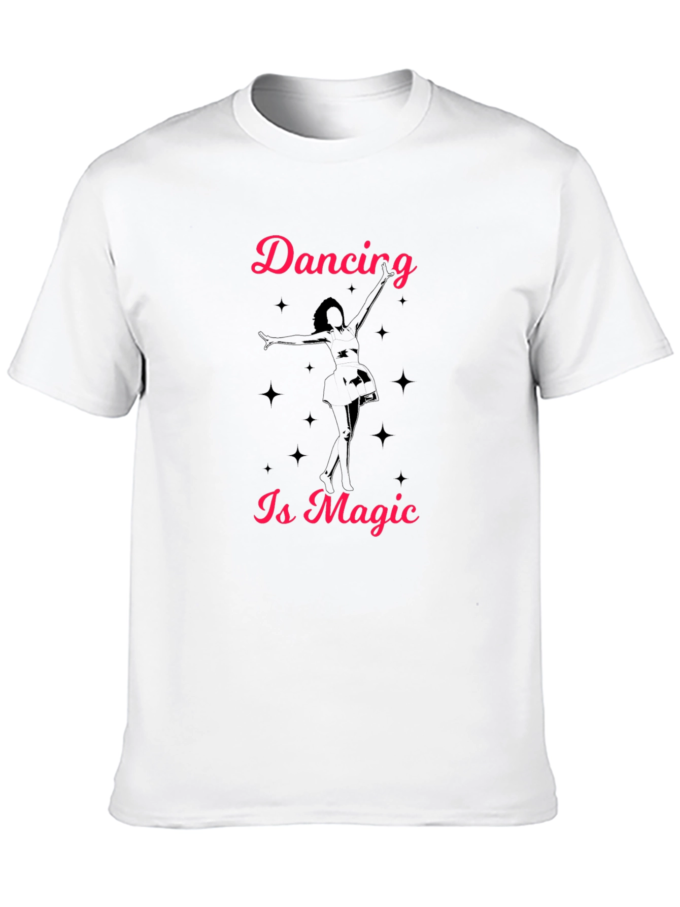 Dancing Is Magic Black T-Shirt