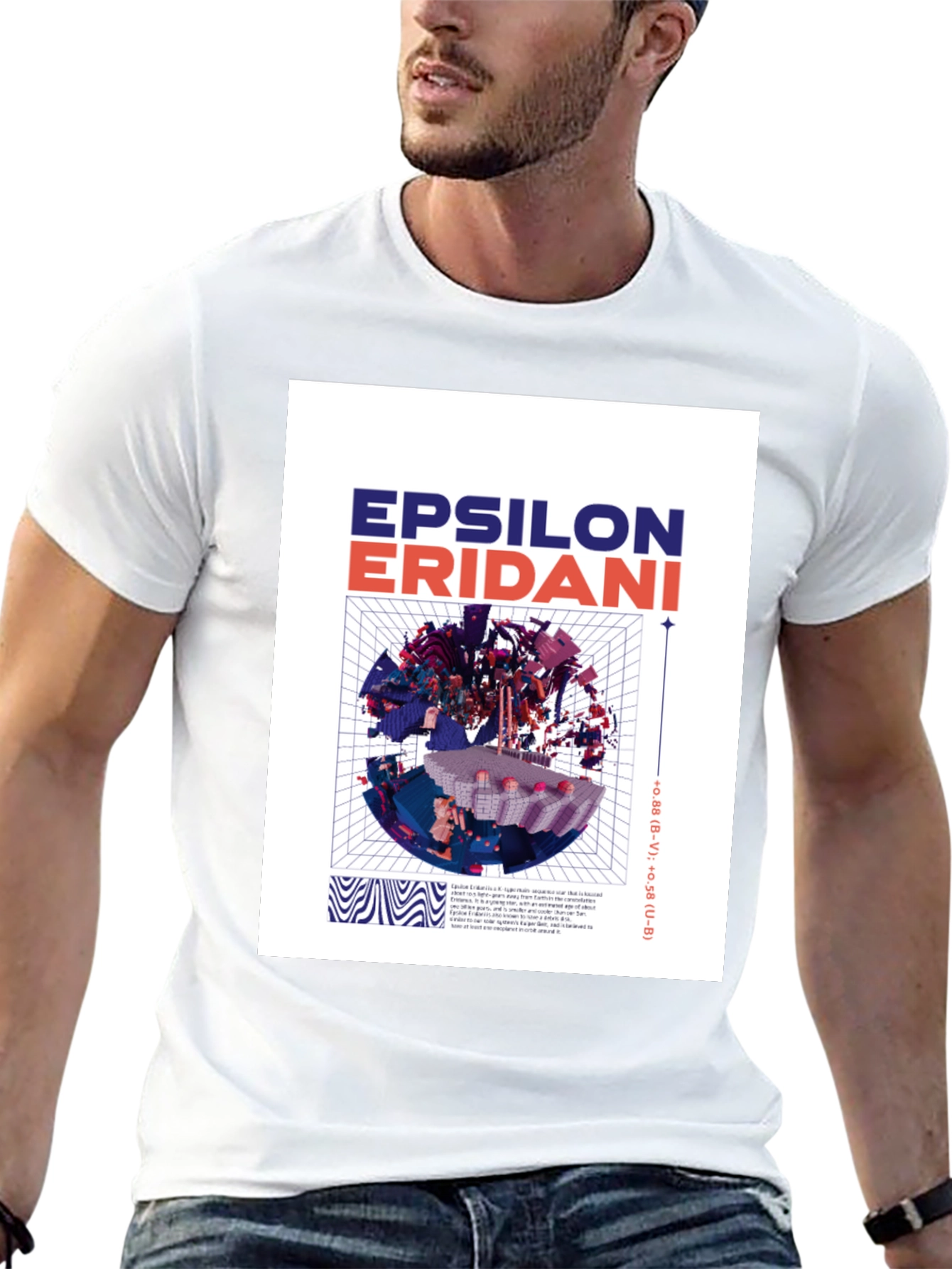 Epsilon Eridani Graphic T-Shirt - Stylish Space Art Tee