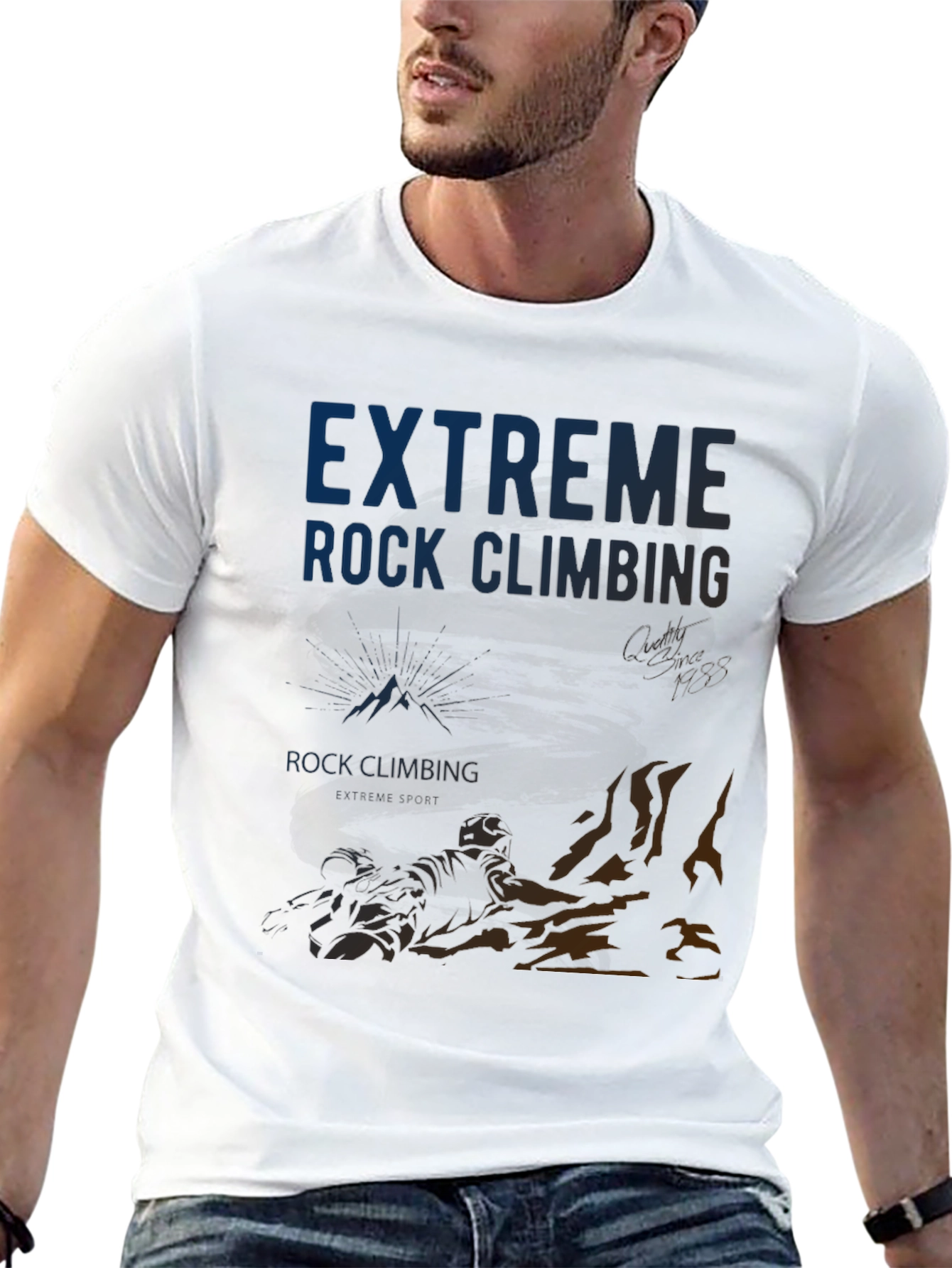 Extreme Rock Climbing T-Shirt - Adventure Tee