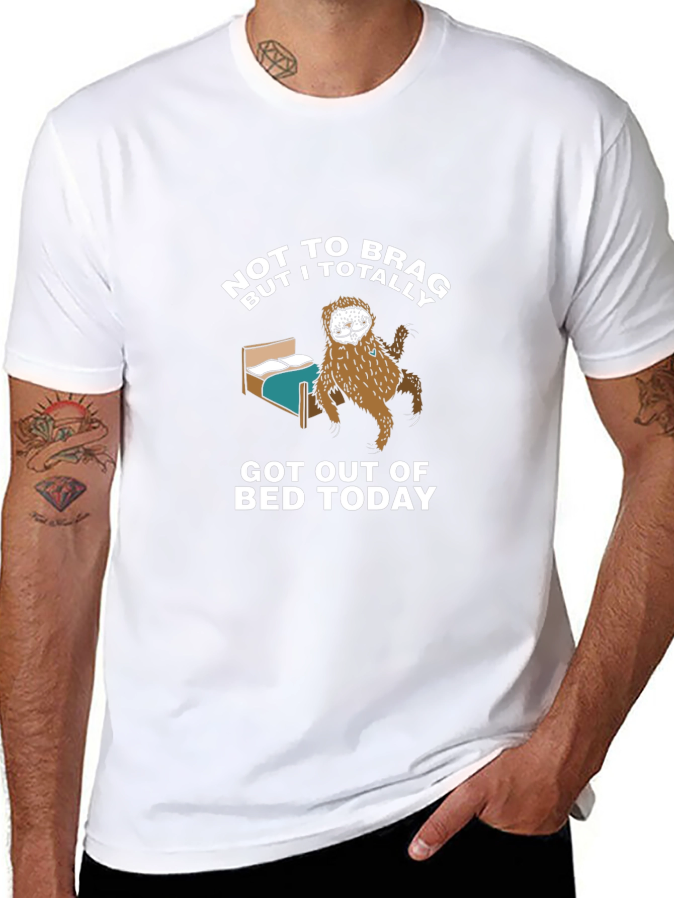 Funny Sloth Got Out of Bed T-Shirt