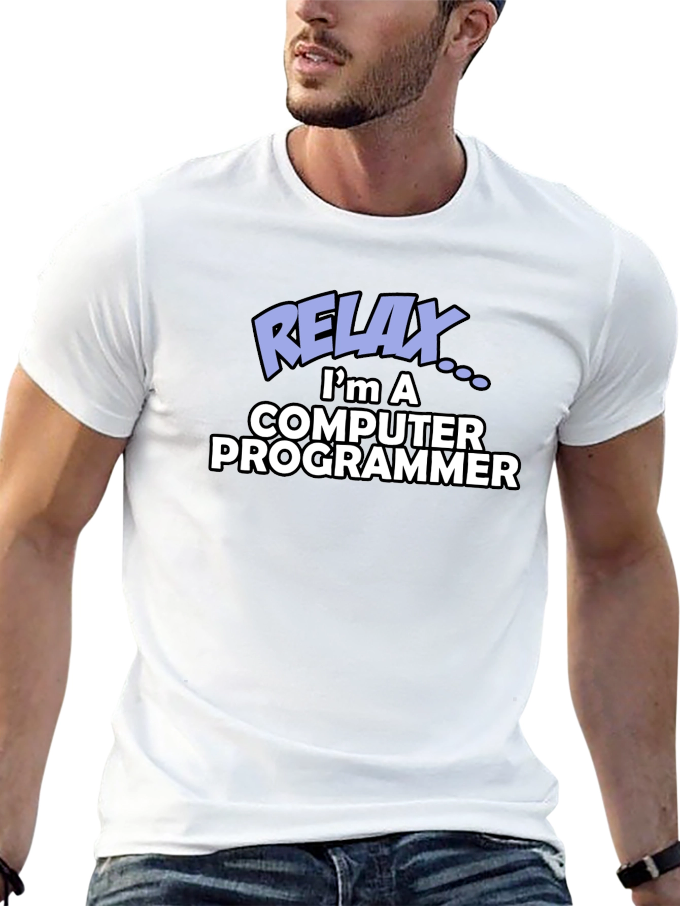 Relax Computer Programmer Funny T-Shirt