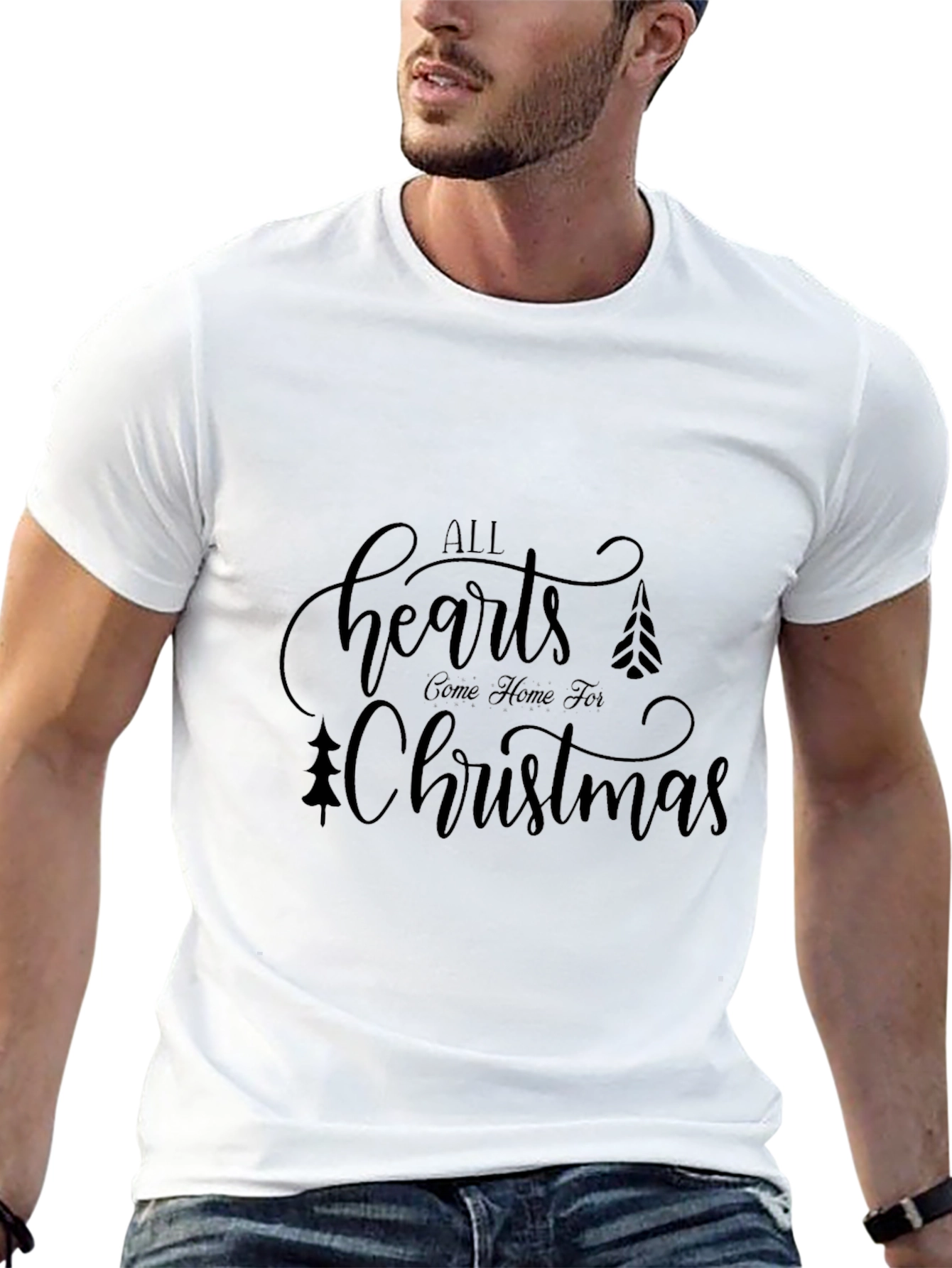All Hearts Christmas Graphic Tee - Unisex