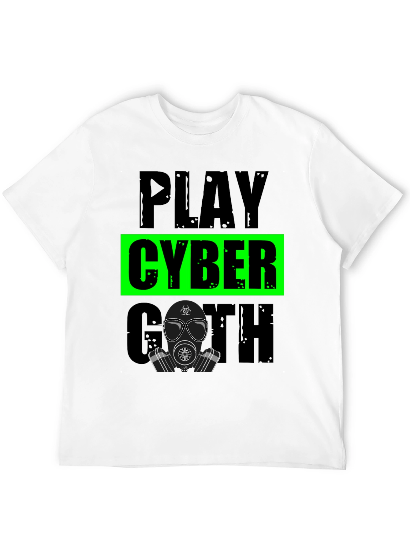 Play Cyber Goth T-Shirt - Black