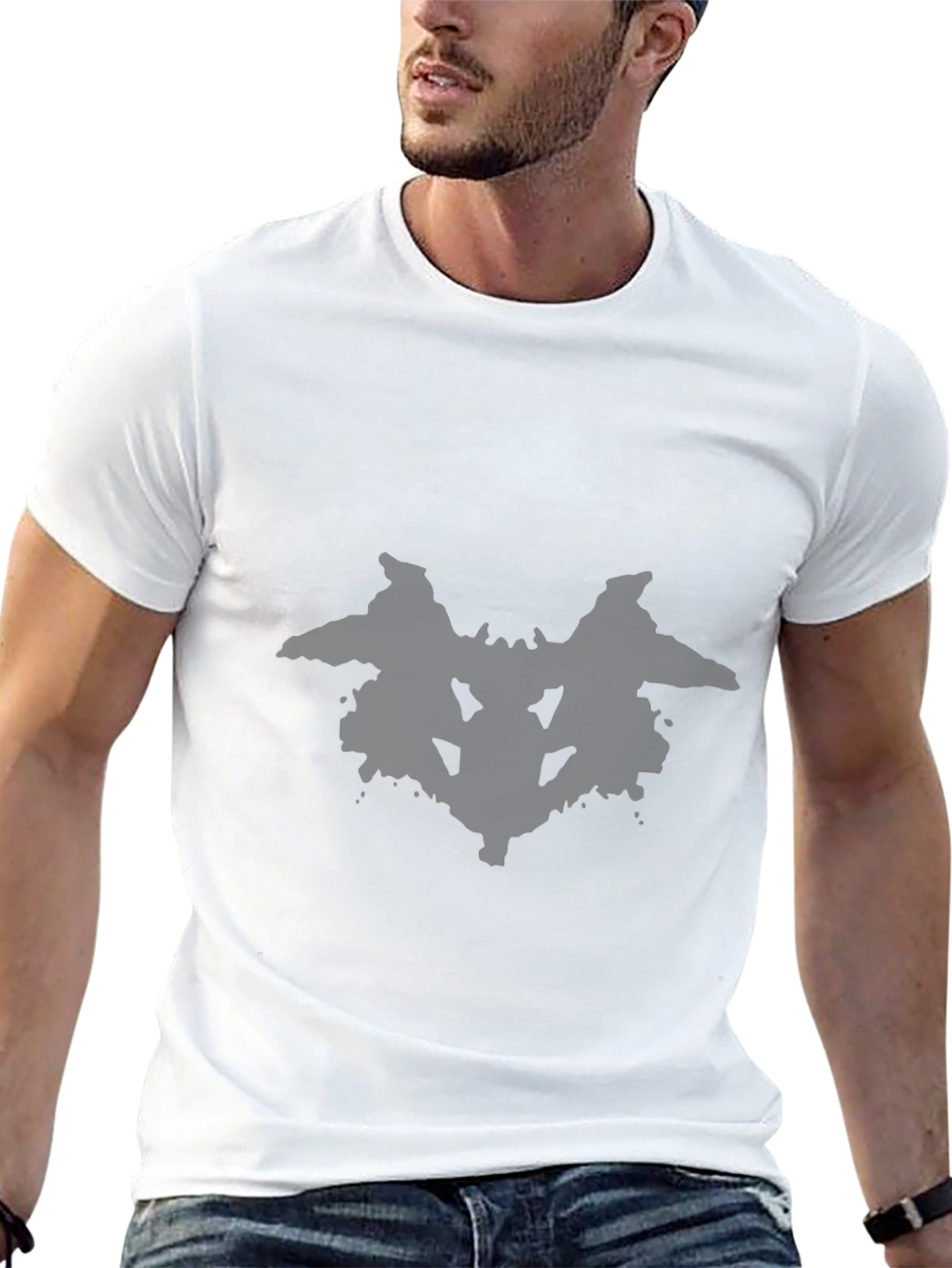 Rorschach Inkblot T-Shirt - Classic Black Graphic Tee