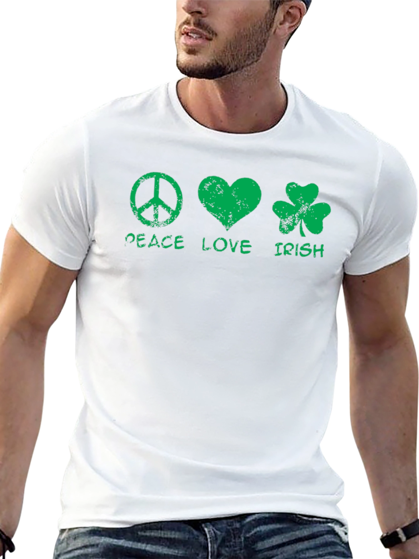 Peace Love Irish St. Patricks Day T-Shirt