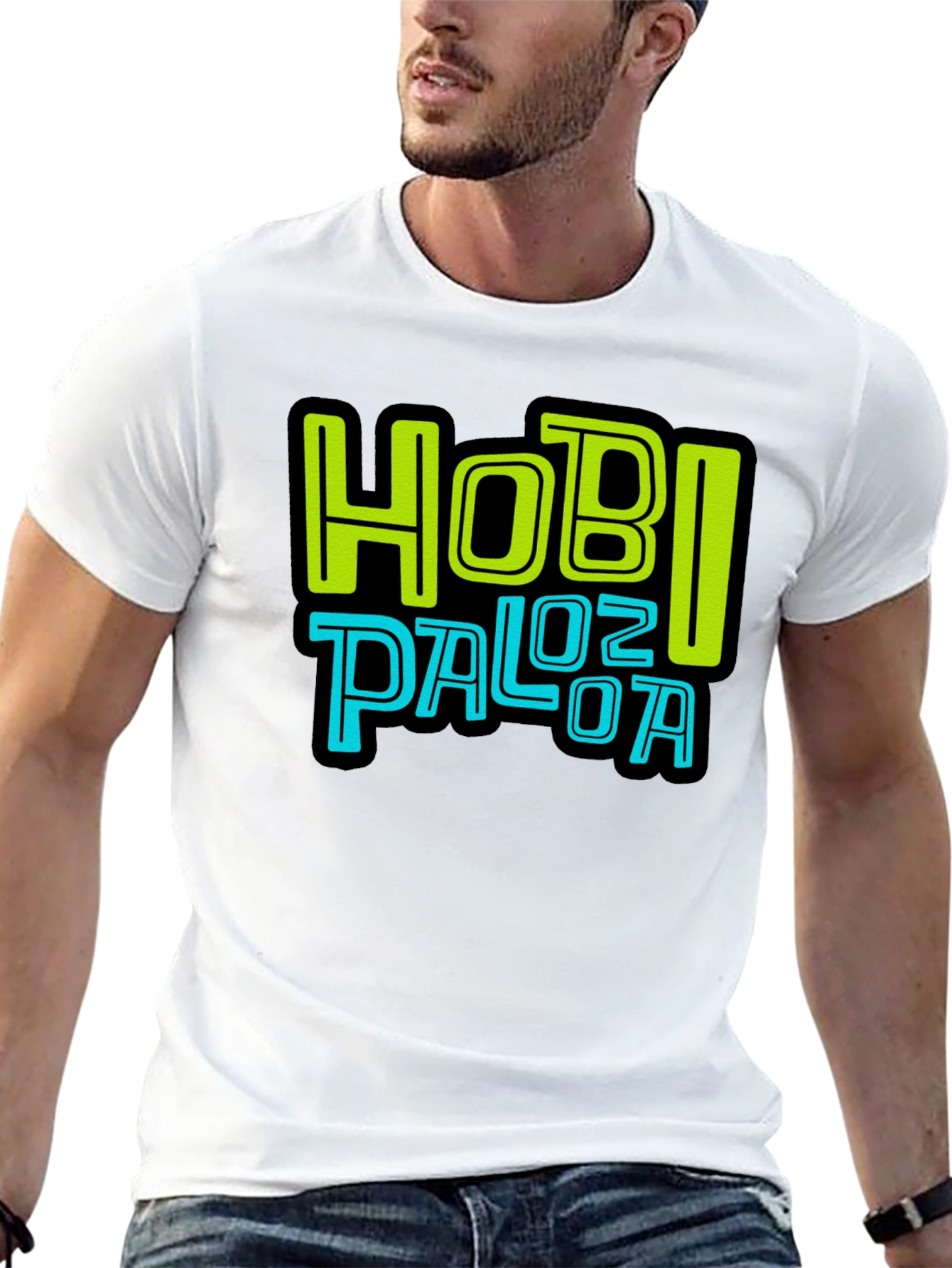 Hobi Palooza Graphic Print Black T-Shirt