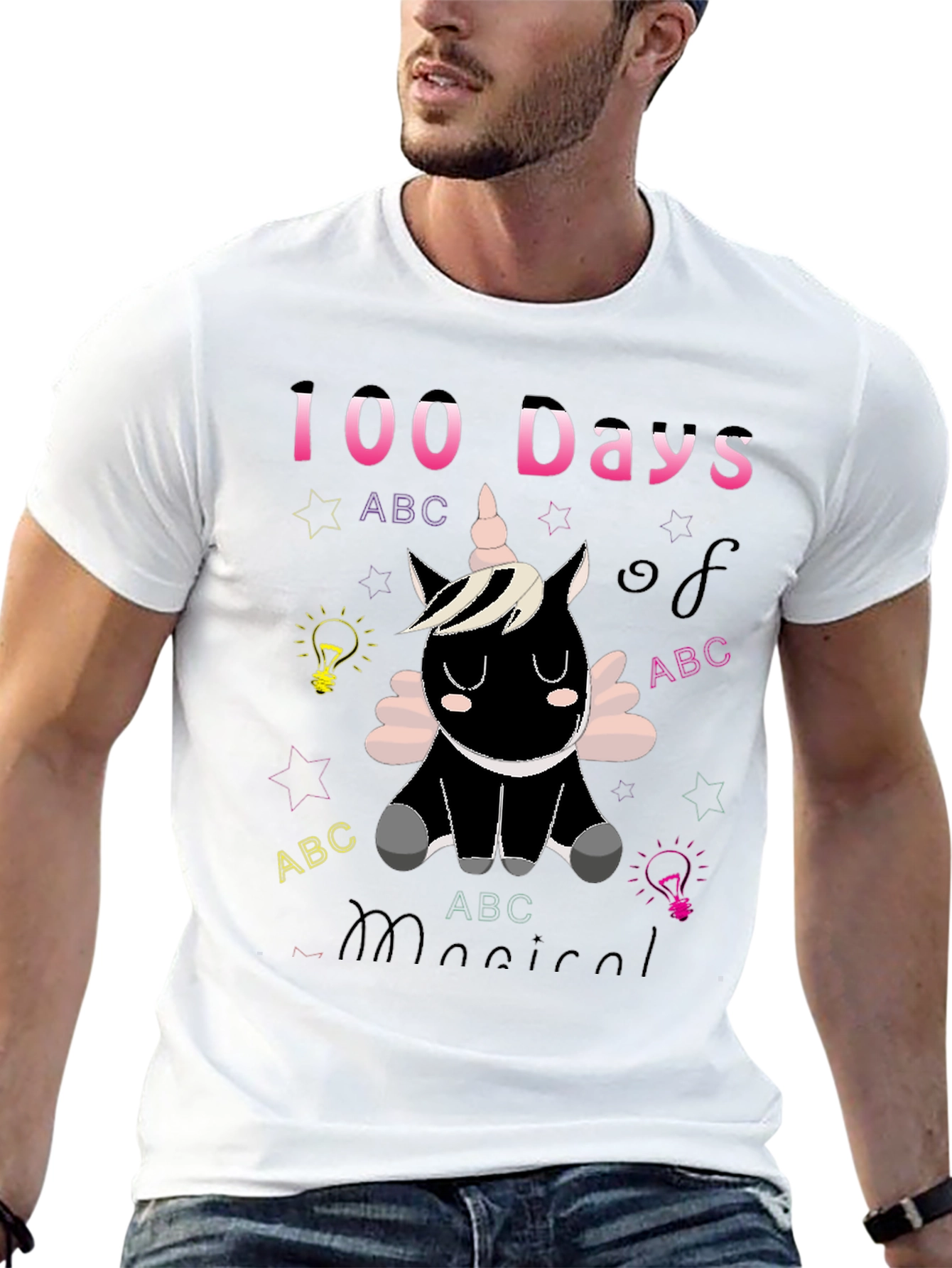 100 Days Magical Unicorn Kids T-Shirt