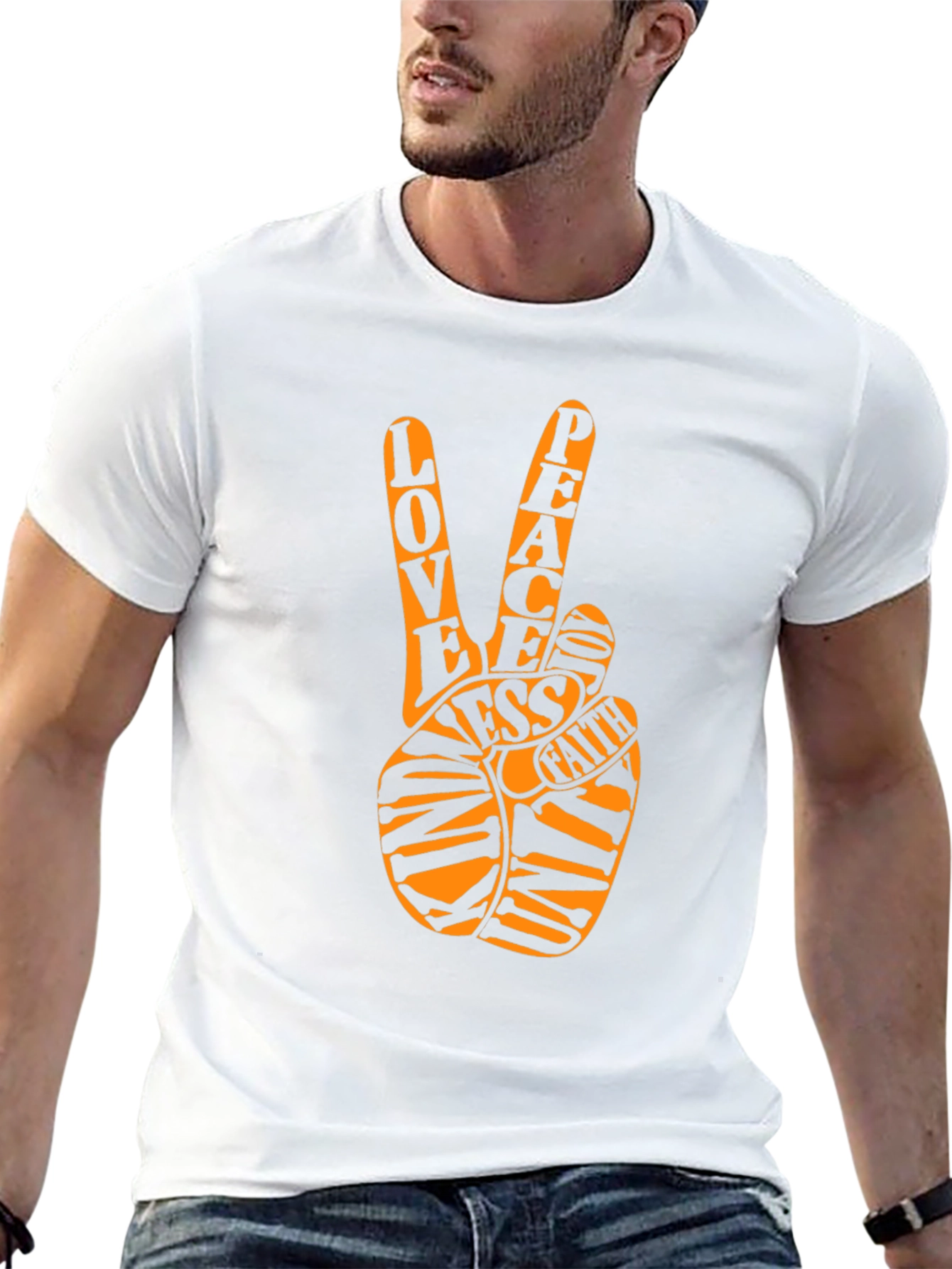 Love Peace Faith Graphic Tee