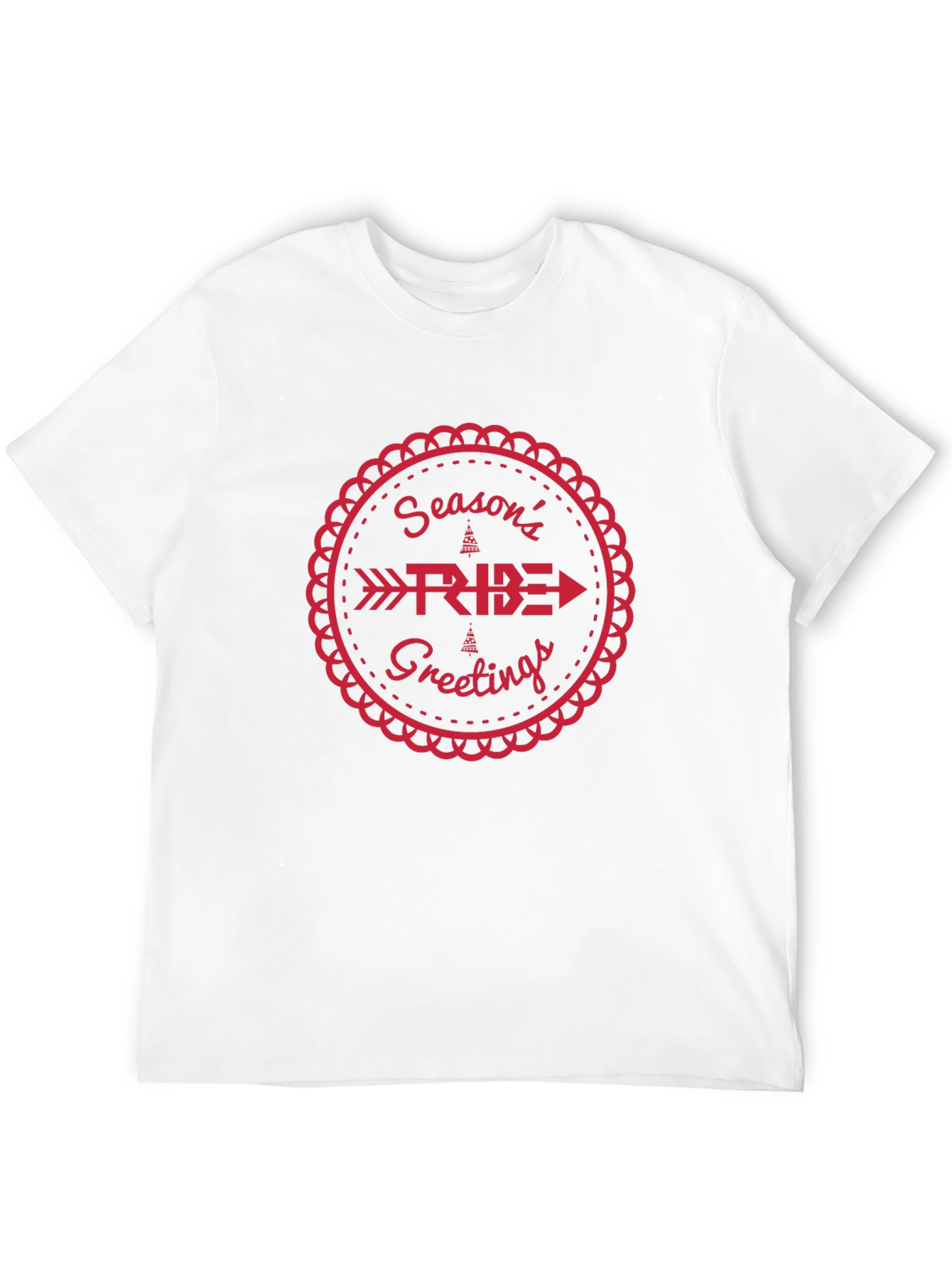 Festive Seasons Ride Greetings Graphic Tee