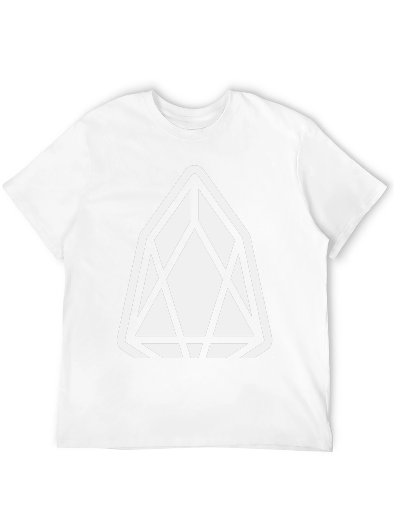 Geometric Graphic Tee - Modern Black T-Shirt