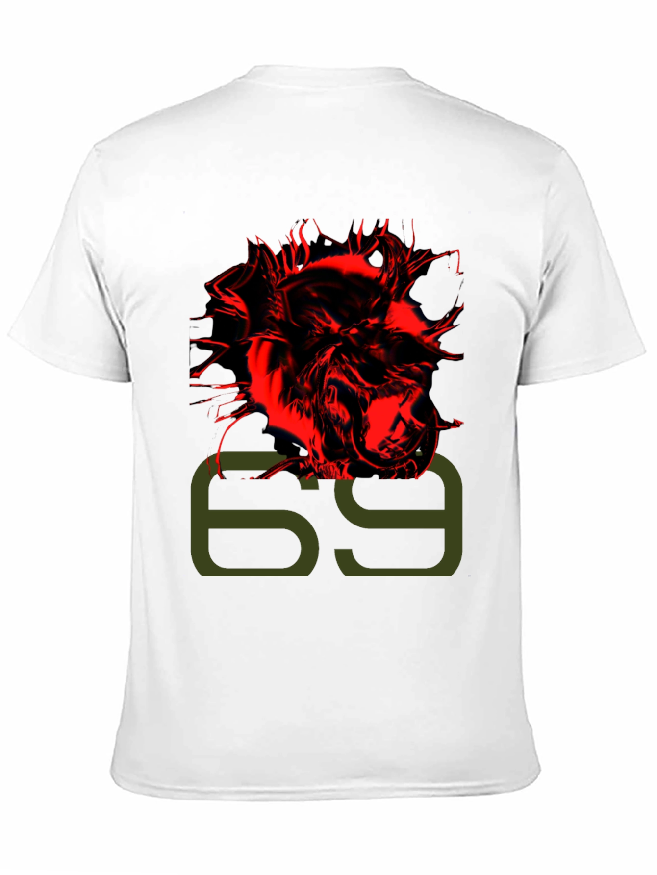 Edgy 6ix9ine Graphic Print Black T-Shirt
