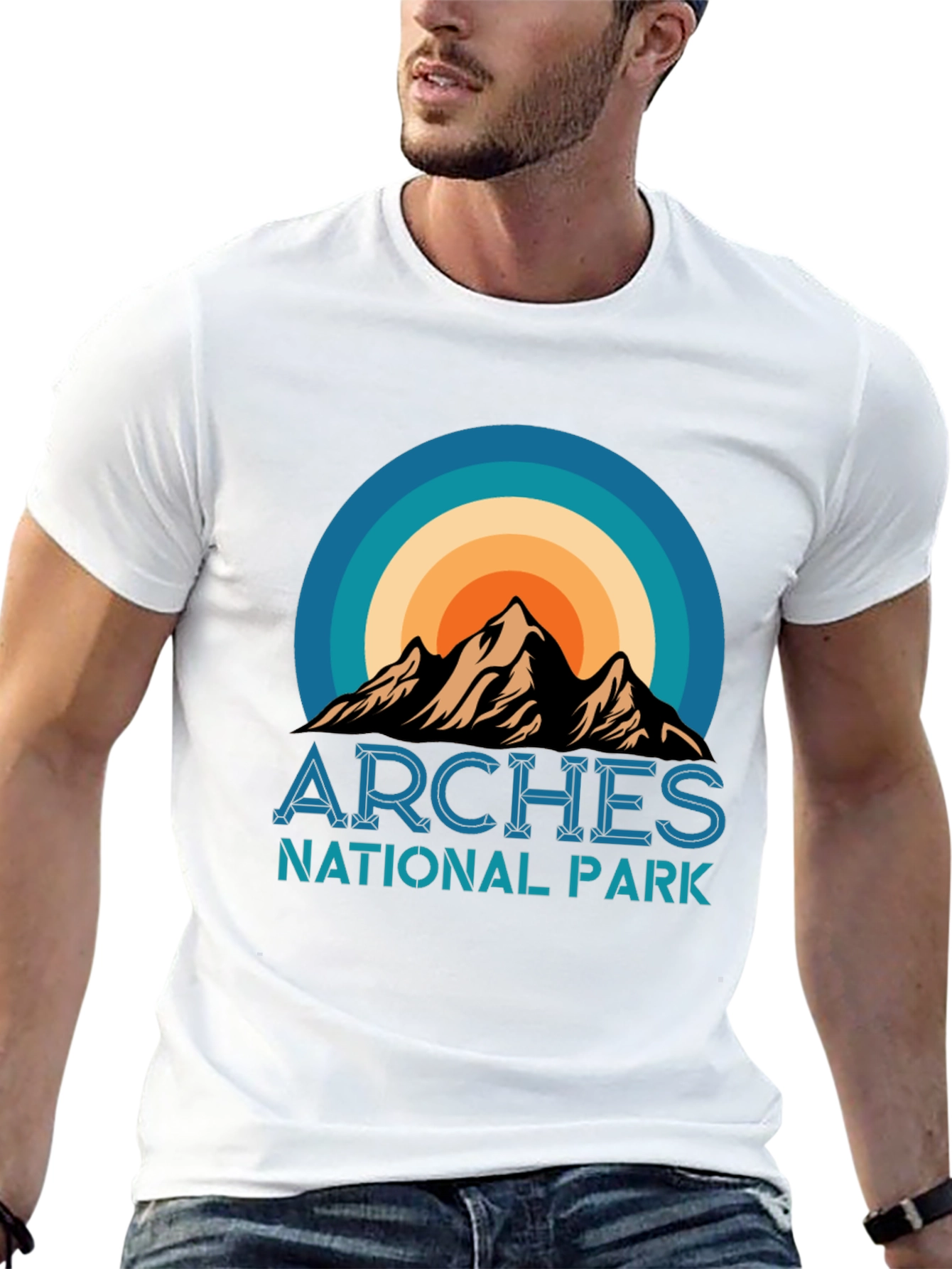 Arches National Park Graphic Tee - Retro Style