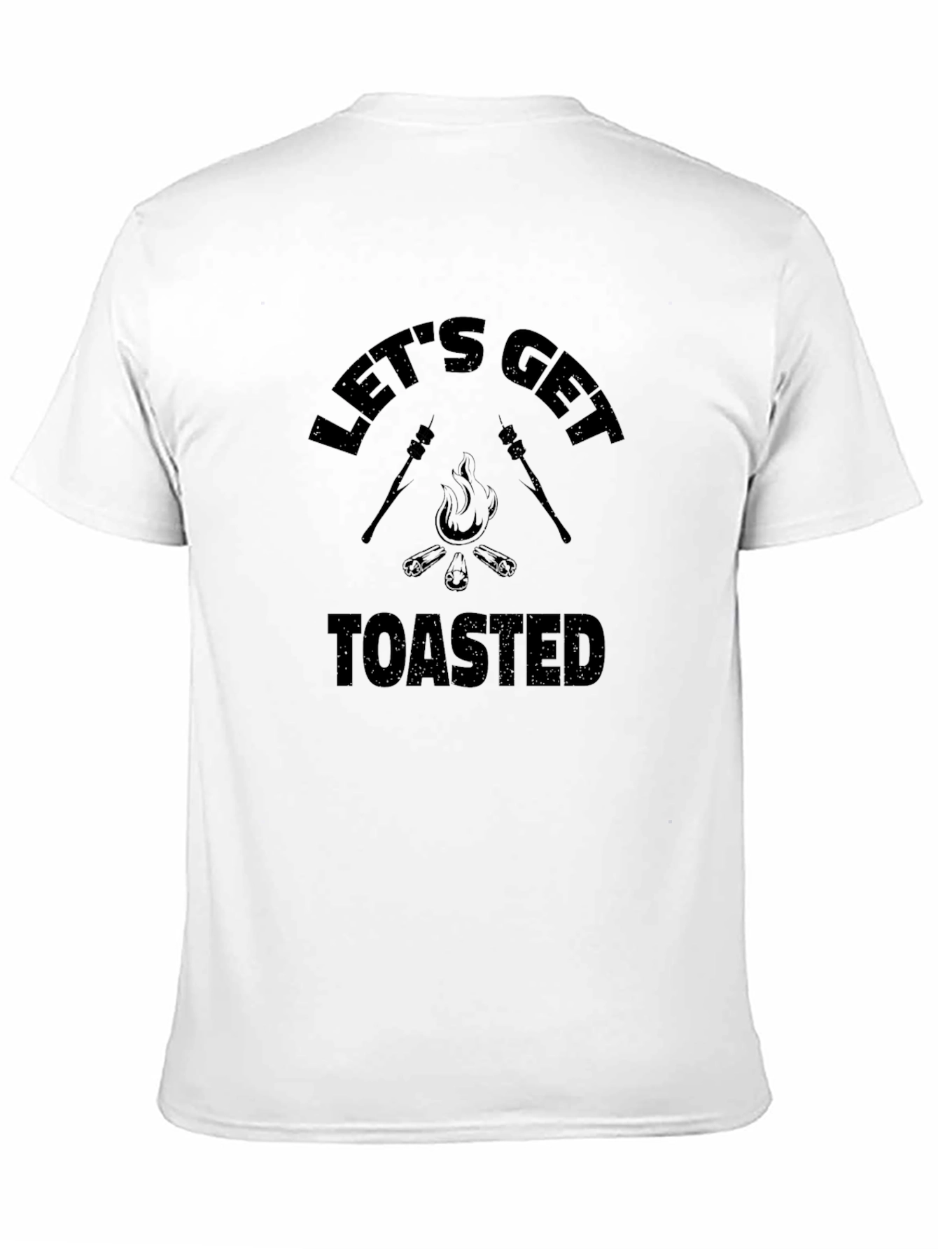 Lets Get Toasted T-Shirt Camping Bonfire Tee