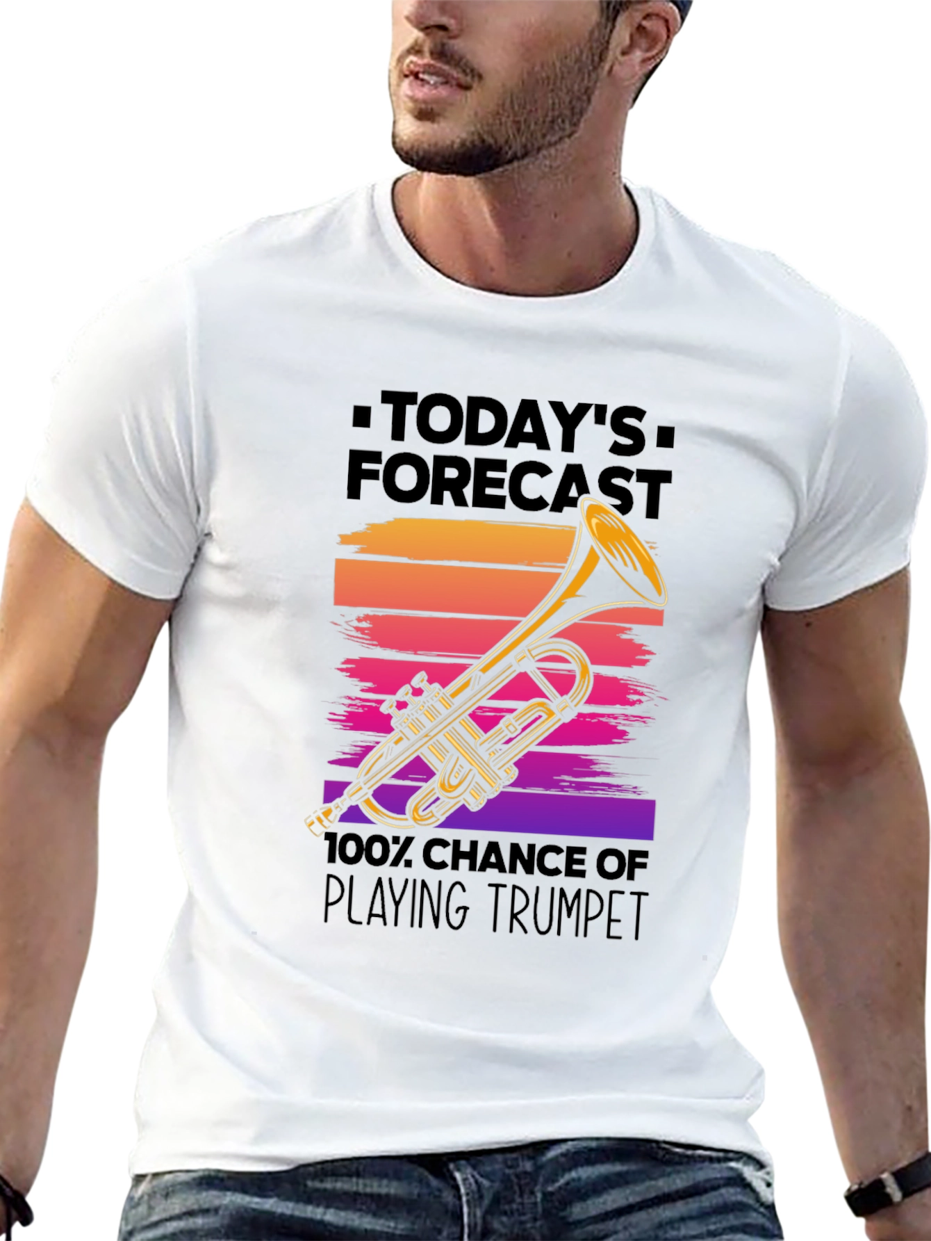 Trumpet Player Forecast T-Shirt