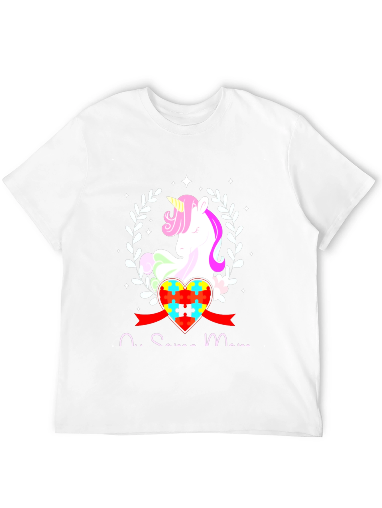 Autism Awareness Unicorn Heart T-Shirt