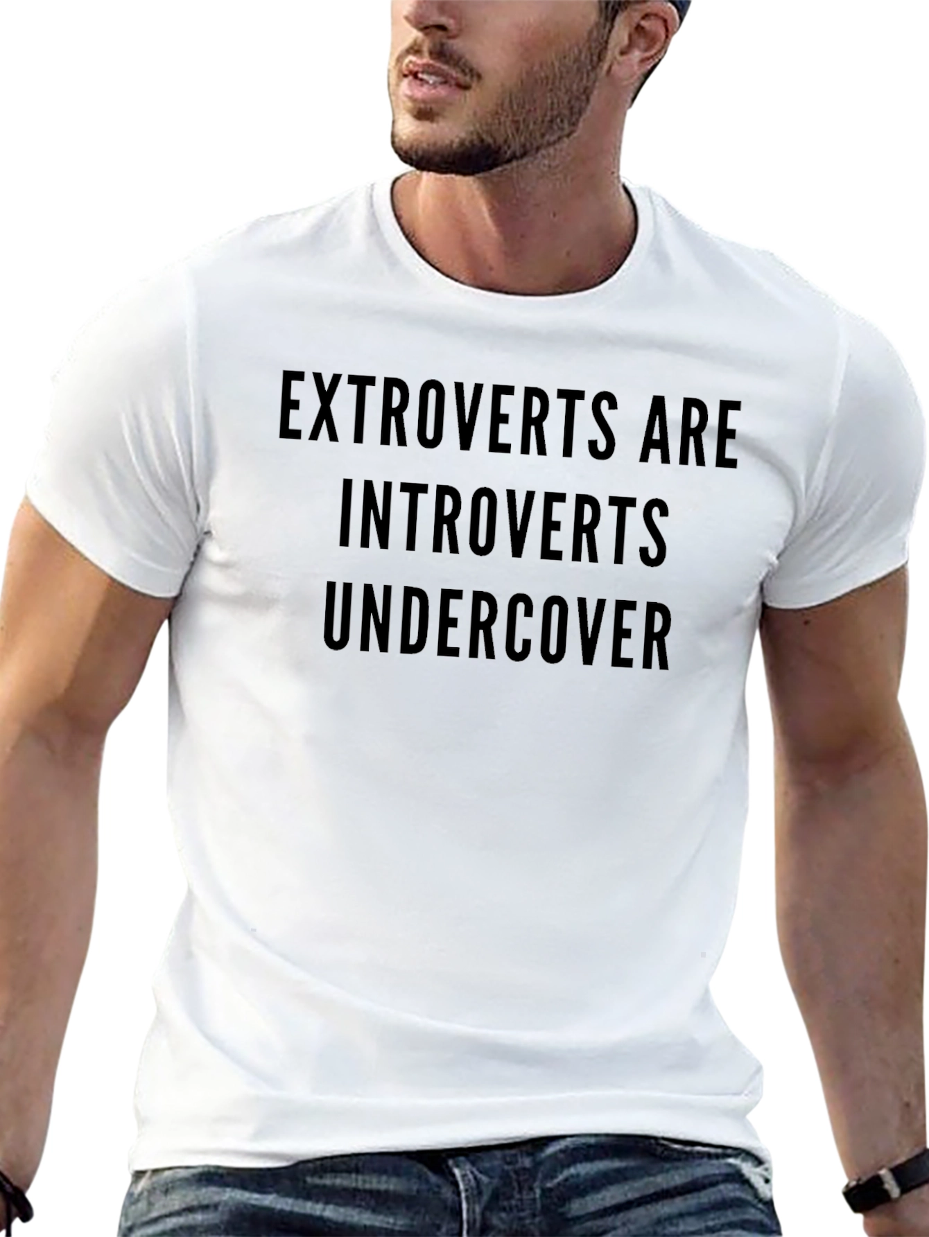 Extroverts Are Introverts Undercover Graphic Tee