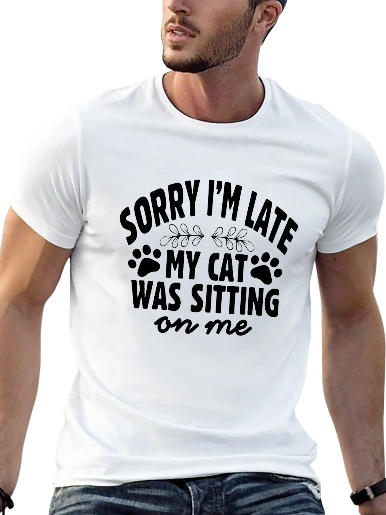 Sorry Im Late Cat T-Shirt