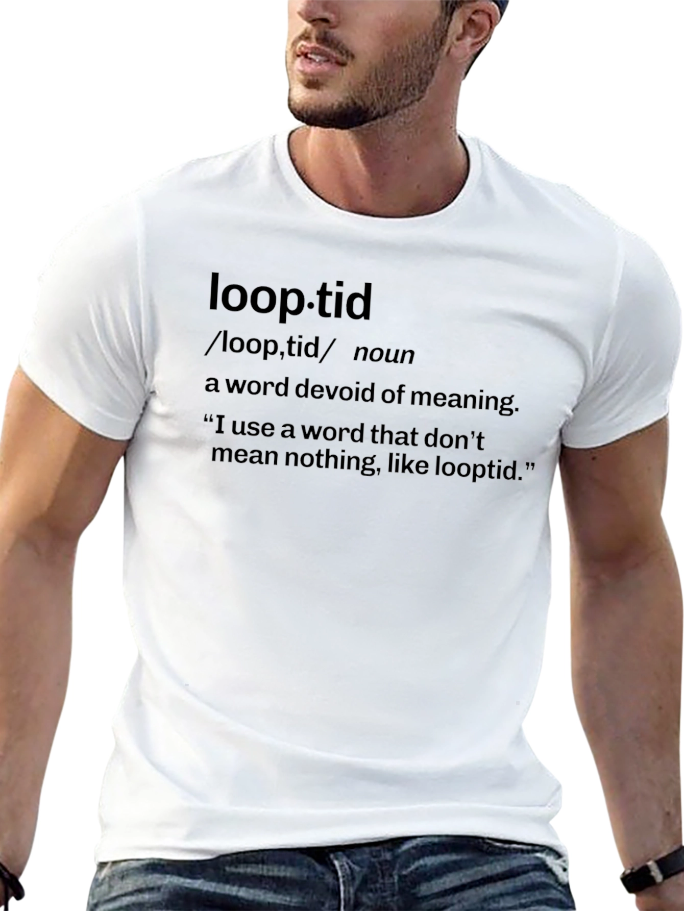 Loop-tid Definition T-Shirt - Novelty Graphic Tee