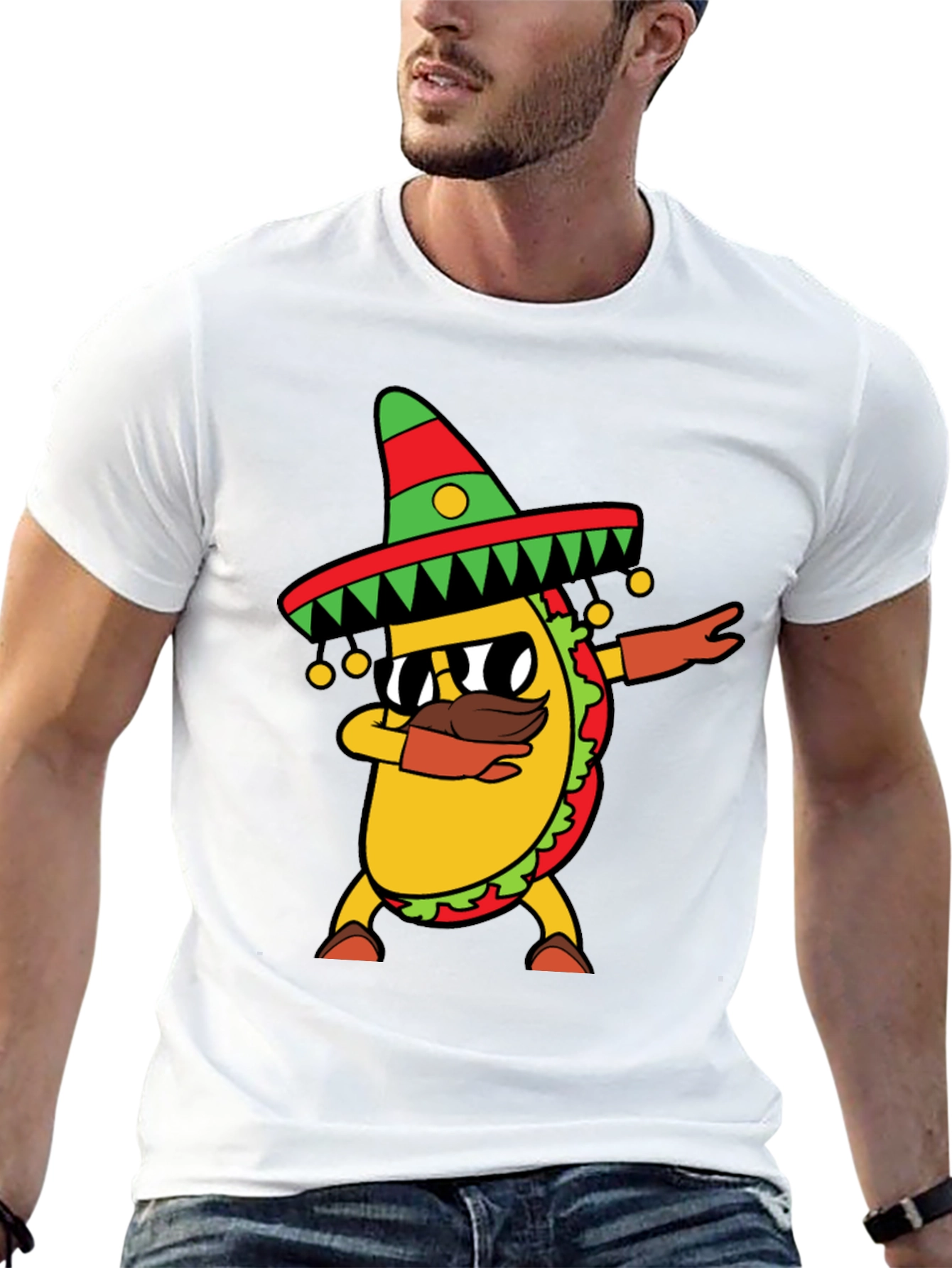 Dabbing Taco T-Shirt Cinco De Mayo Tee