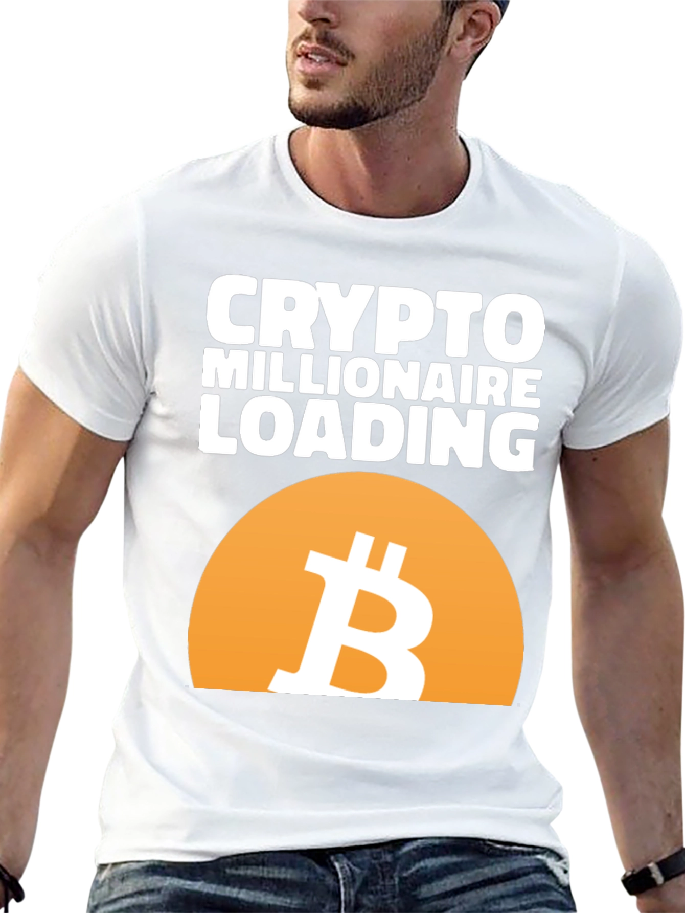 Crypto Millionaire Loading T-Shirt - Bitcoin Tee