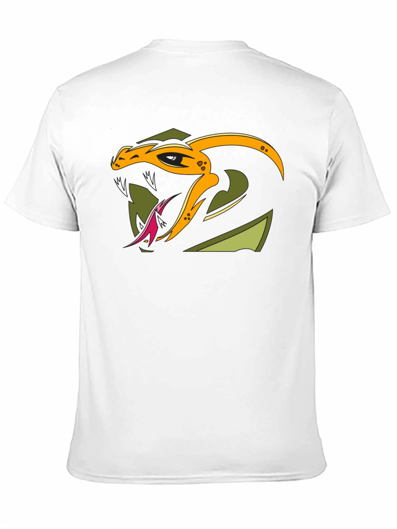 Snake Graphic Black T-Shirt - Mens Fashion