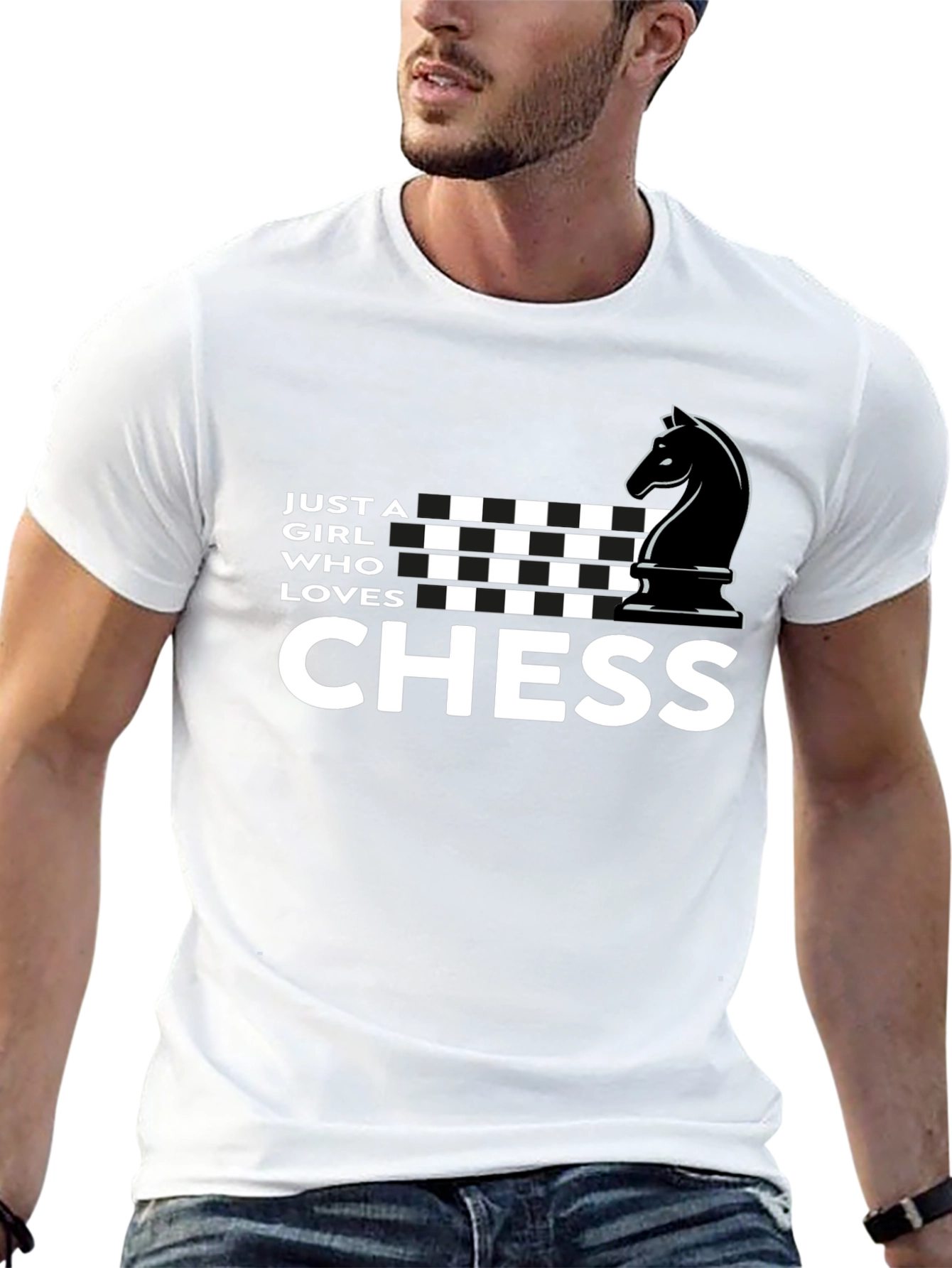 Just A Girl Who Loves Chess - T-Shirt