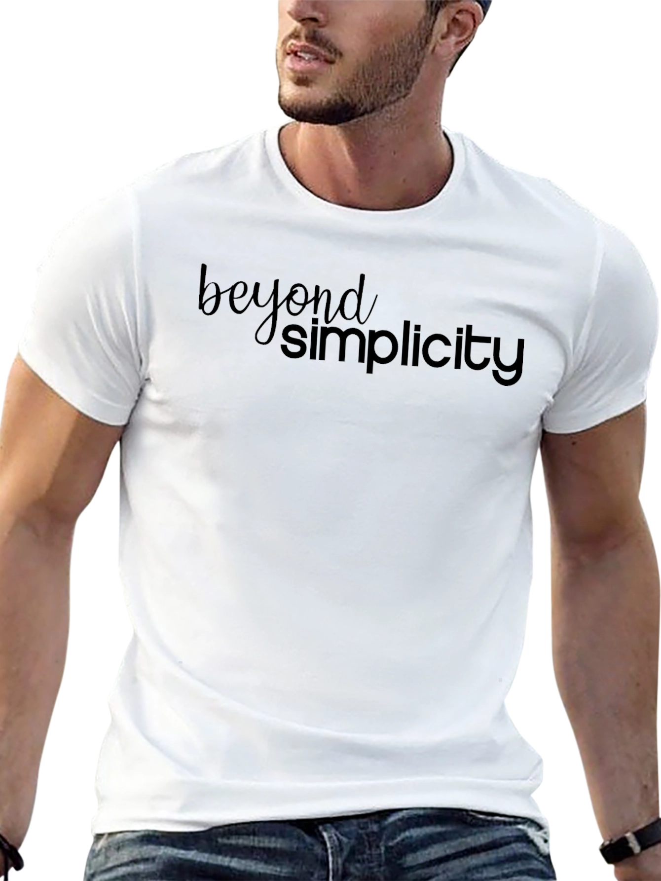 Beyond Simplicity Black Graphic Tee