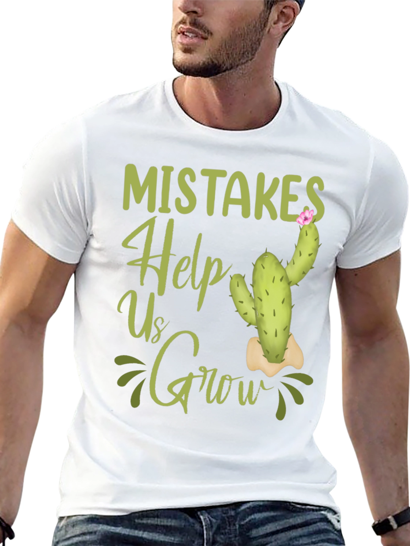 Mistakes Help Us Grow Graphic T-Shirt