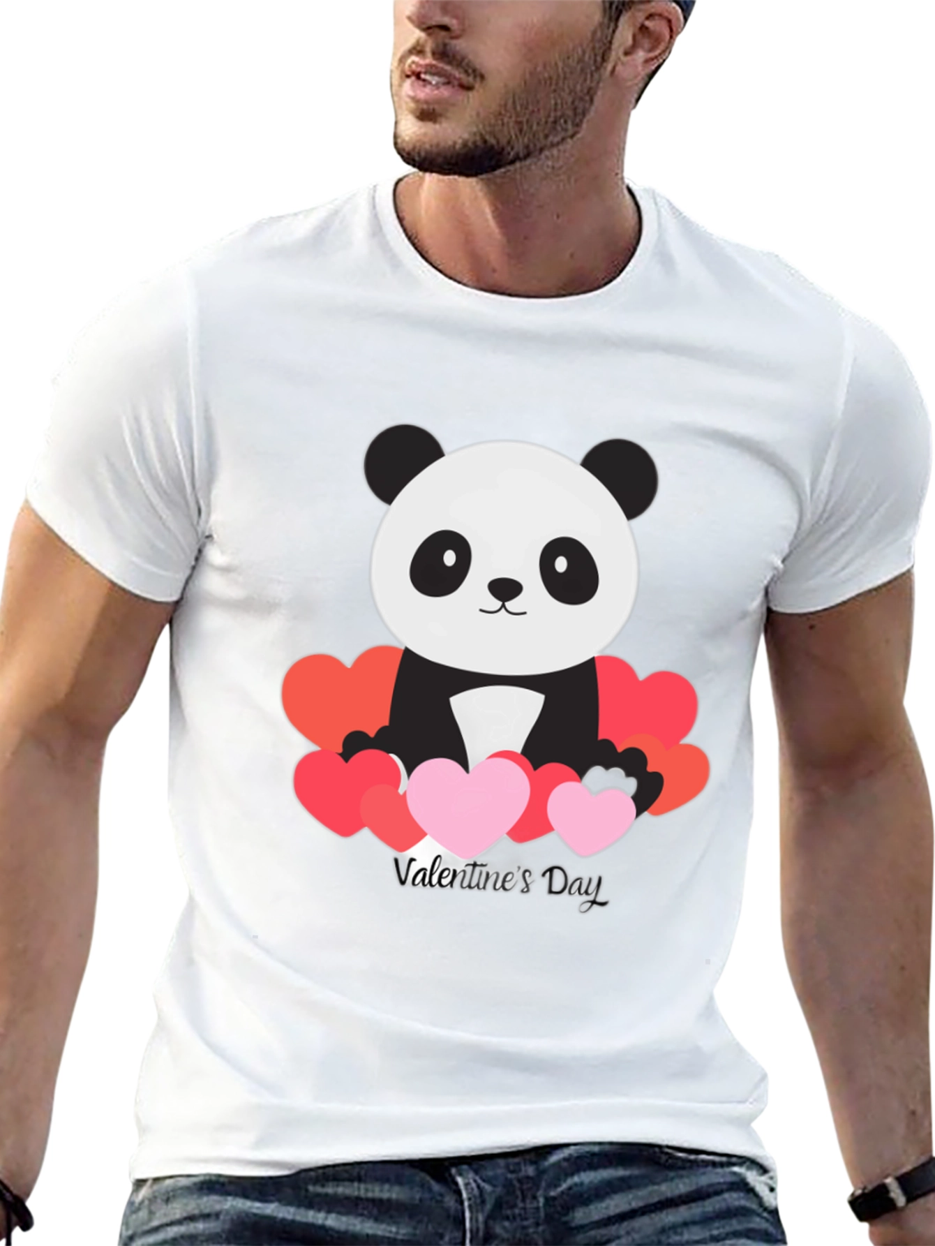 Valentines Day Panda T-Shirt