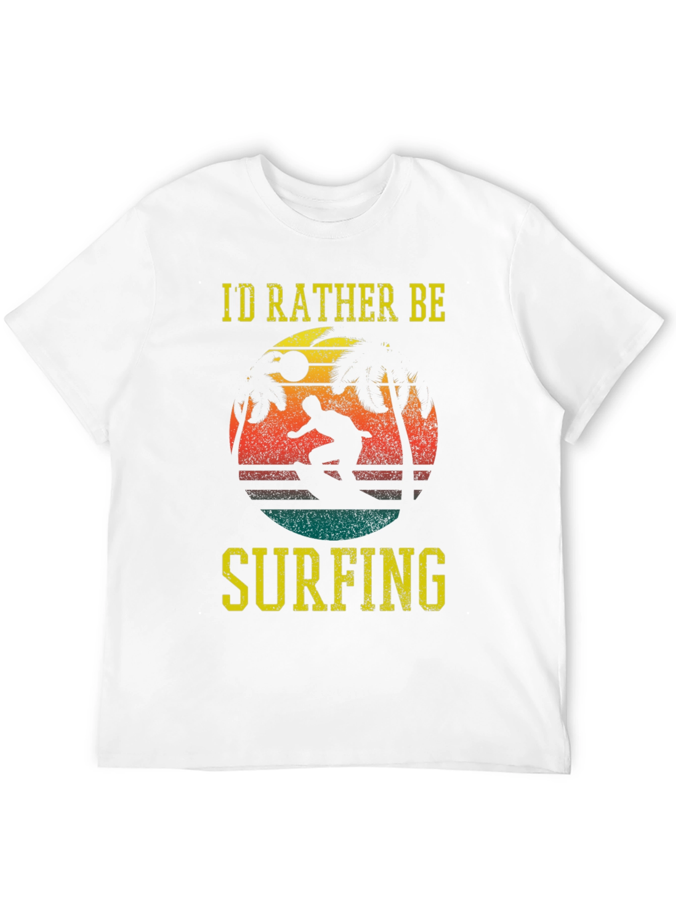 Surfing Graphic T-Shirt - Retro Style