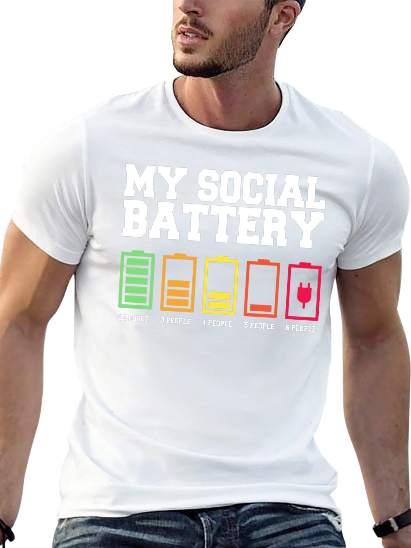 My Social Battery T-Shirt - Introvert Humor Tee