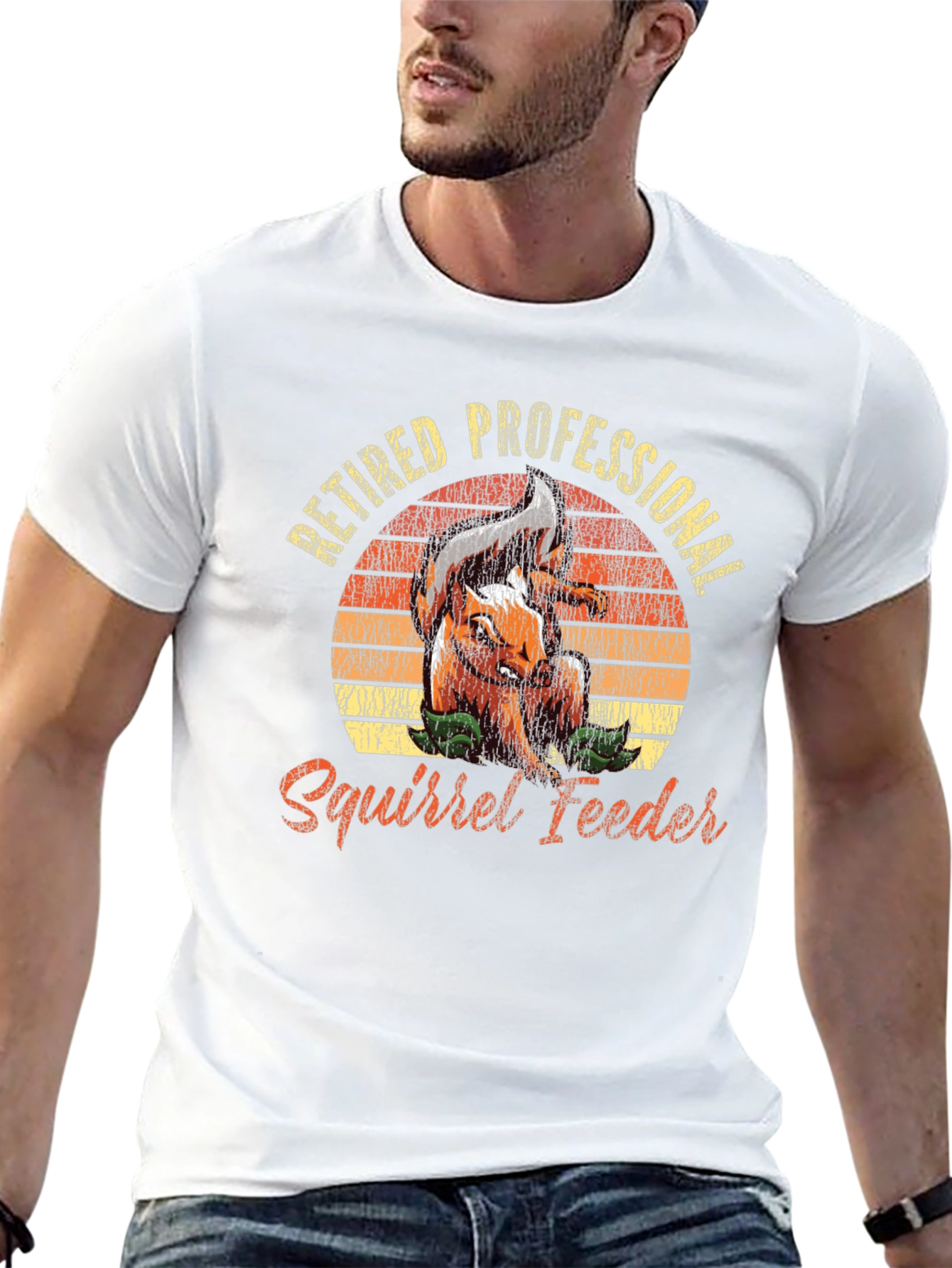 Retired Professional Squirrel Feeder Graphic Tee