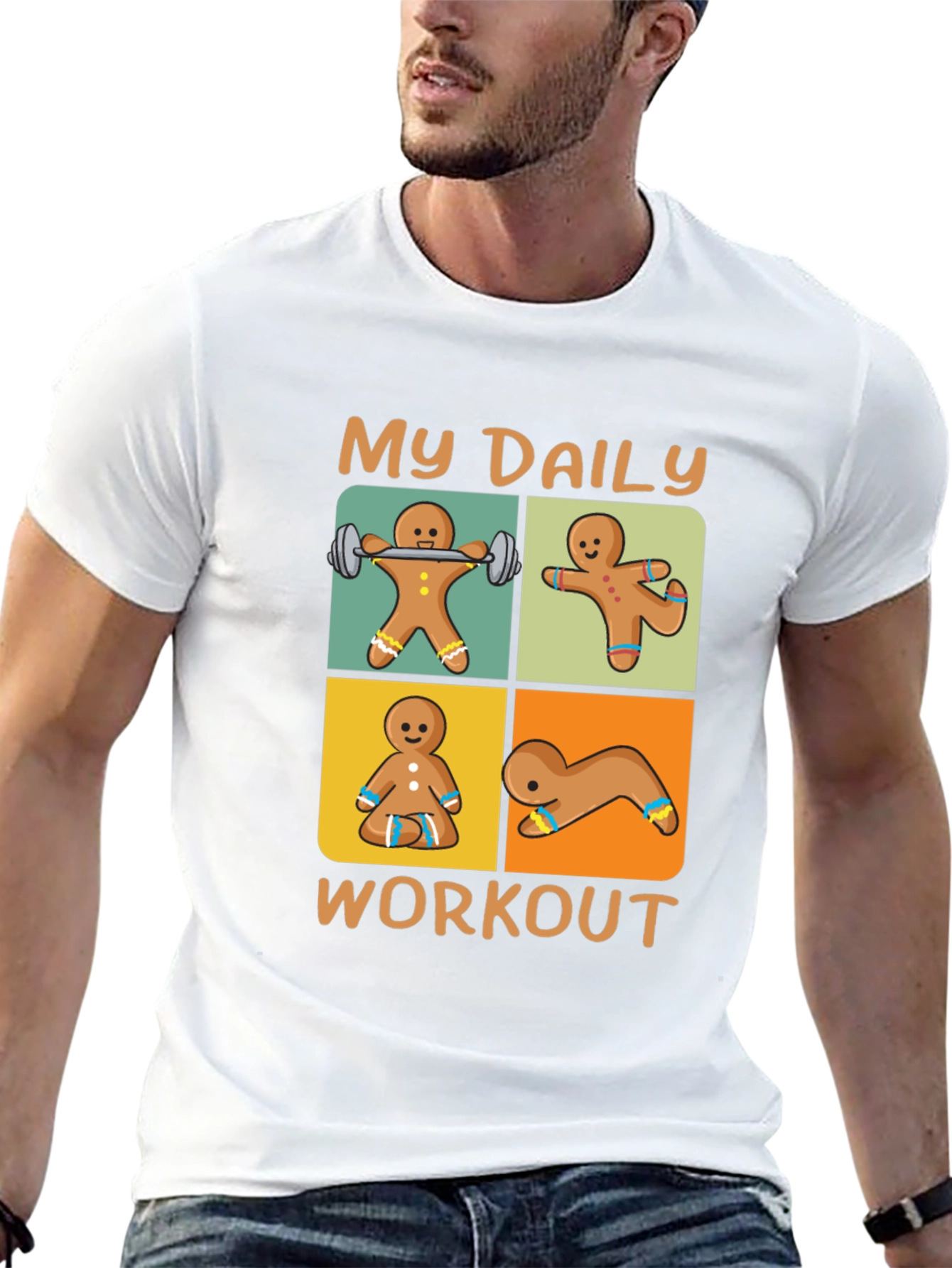 Gingerbread Workout Graphic Tee