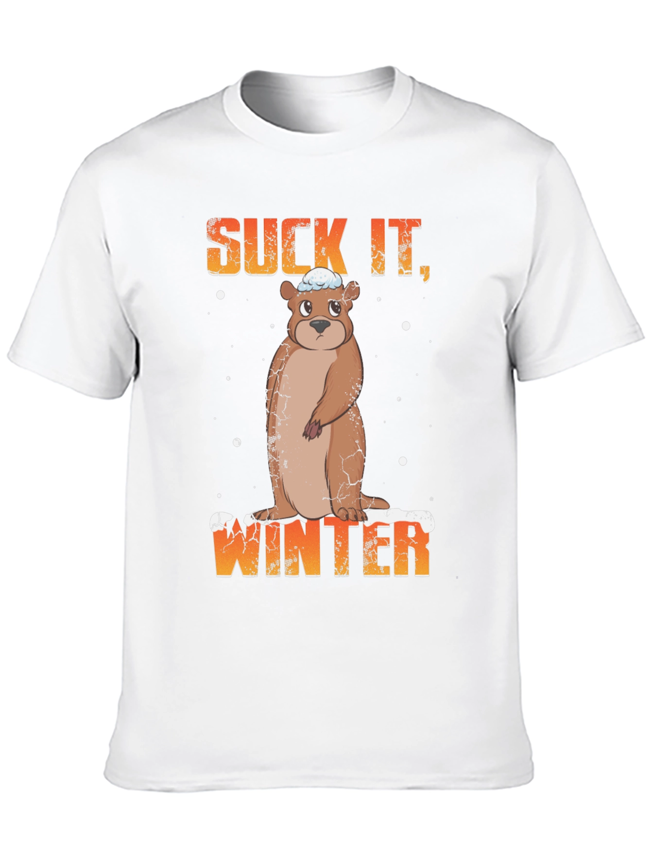 Suck It Winter T-Shirt Groundhog Funny Apparel