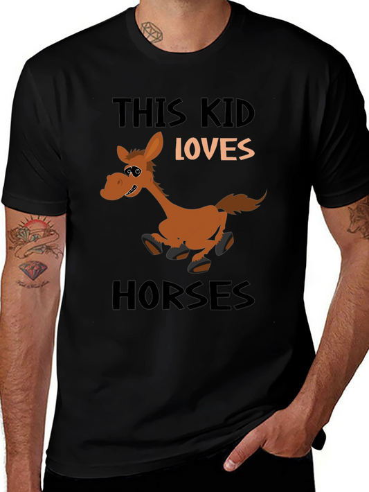 This Kid Loves Horses T-Shirt