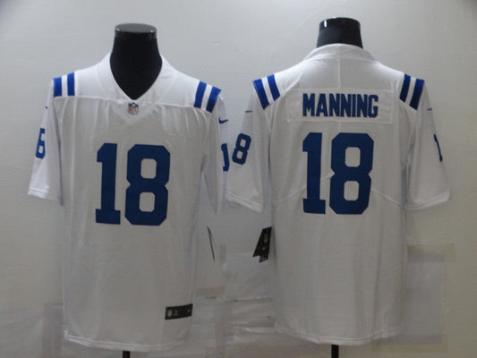 Men's Indianapolis Colts Peyton Manning #18 White Game Jerseys